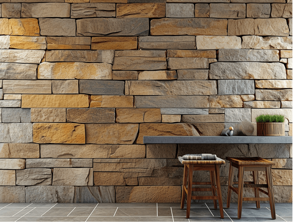 Декоративный камень в интерьере
