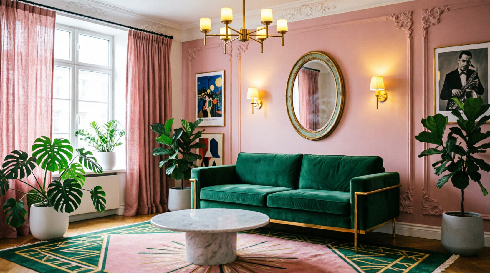 Зеленый диван