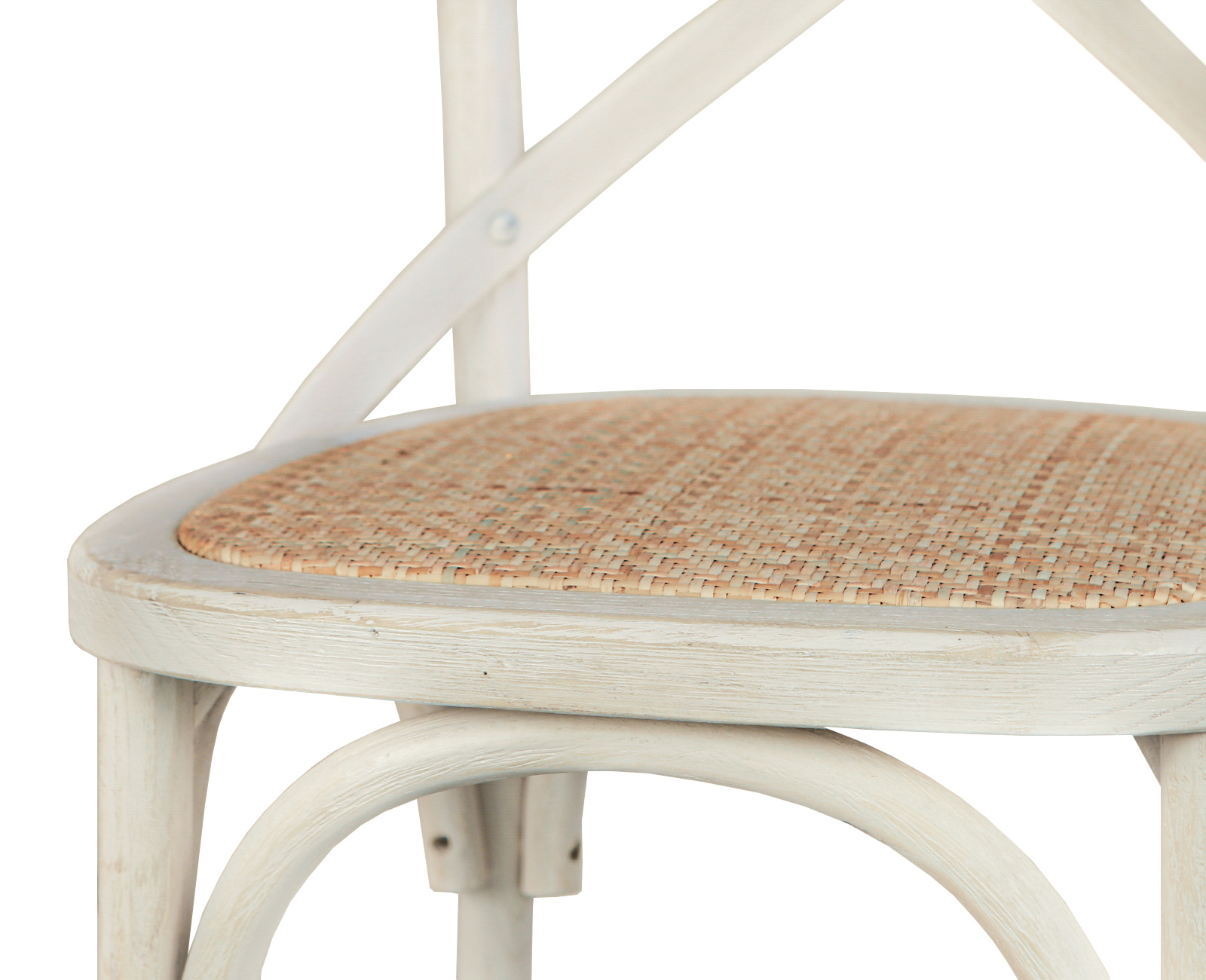 фото Стул Cross Back White Brush