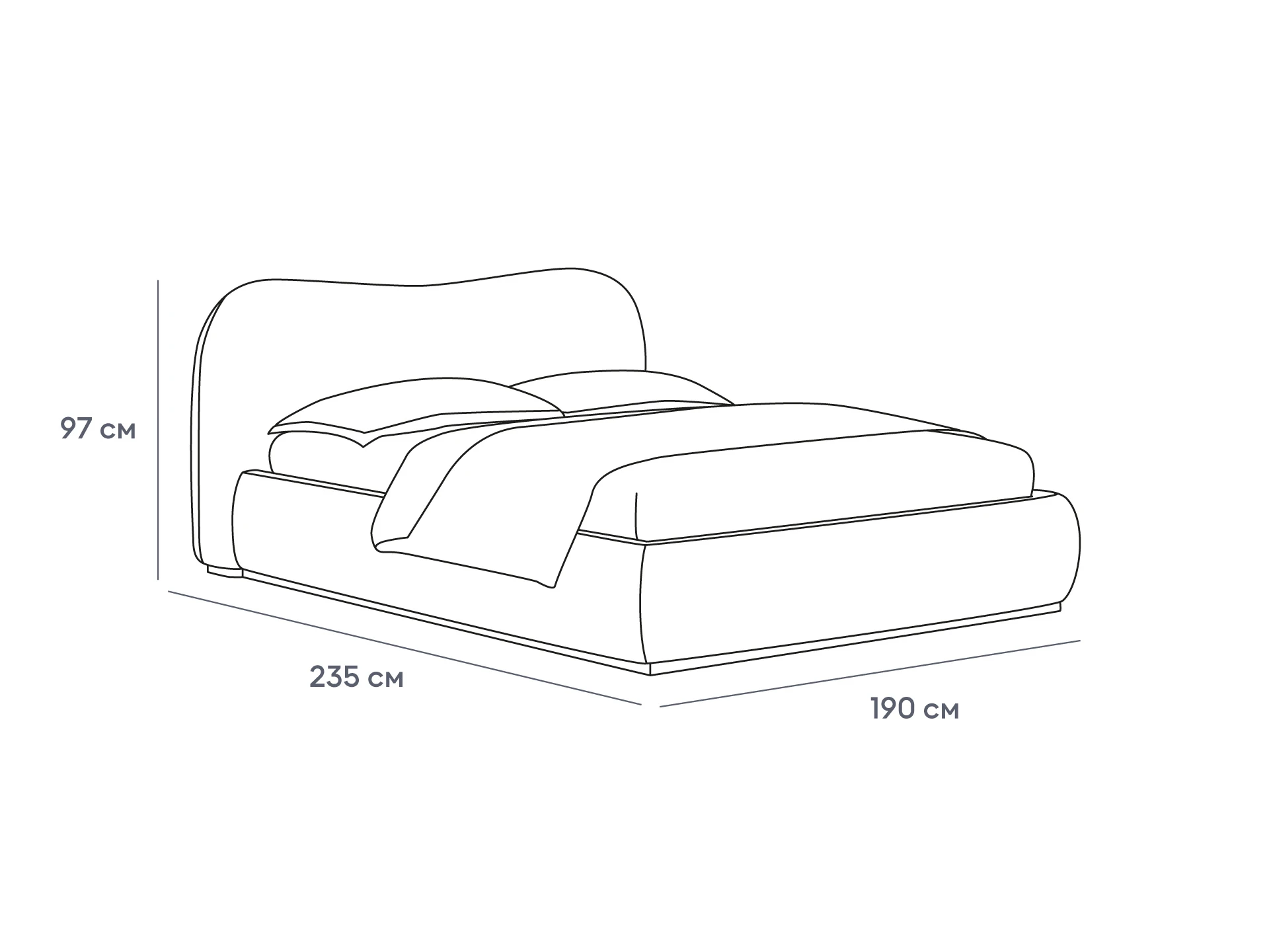 фото Кровать Patti с подъемным механизмом в интерьере в Москве фото Кровать Patti с подъемным механизмом в интерьере