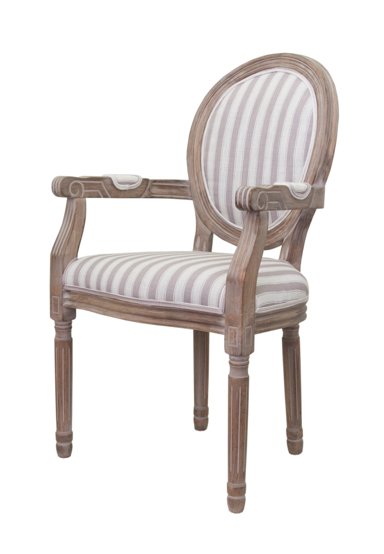 Мягкий стул с подлокотниками Volker Arm Pinstripe в интернет-магазине в Москве Мягкий стул с подлокотниками Volker Arm Pinstripe в интернет-магазине