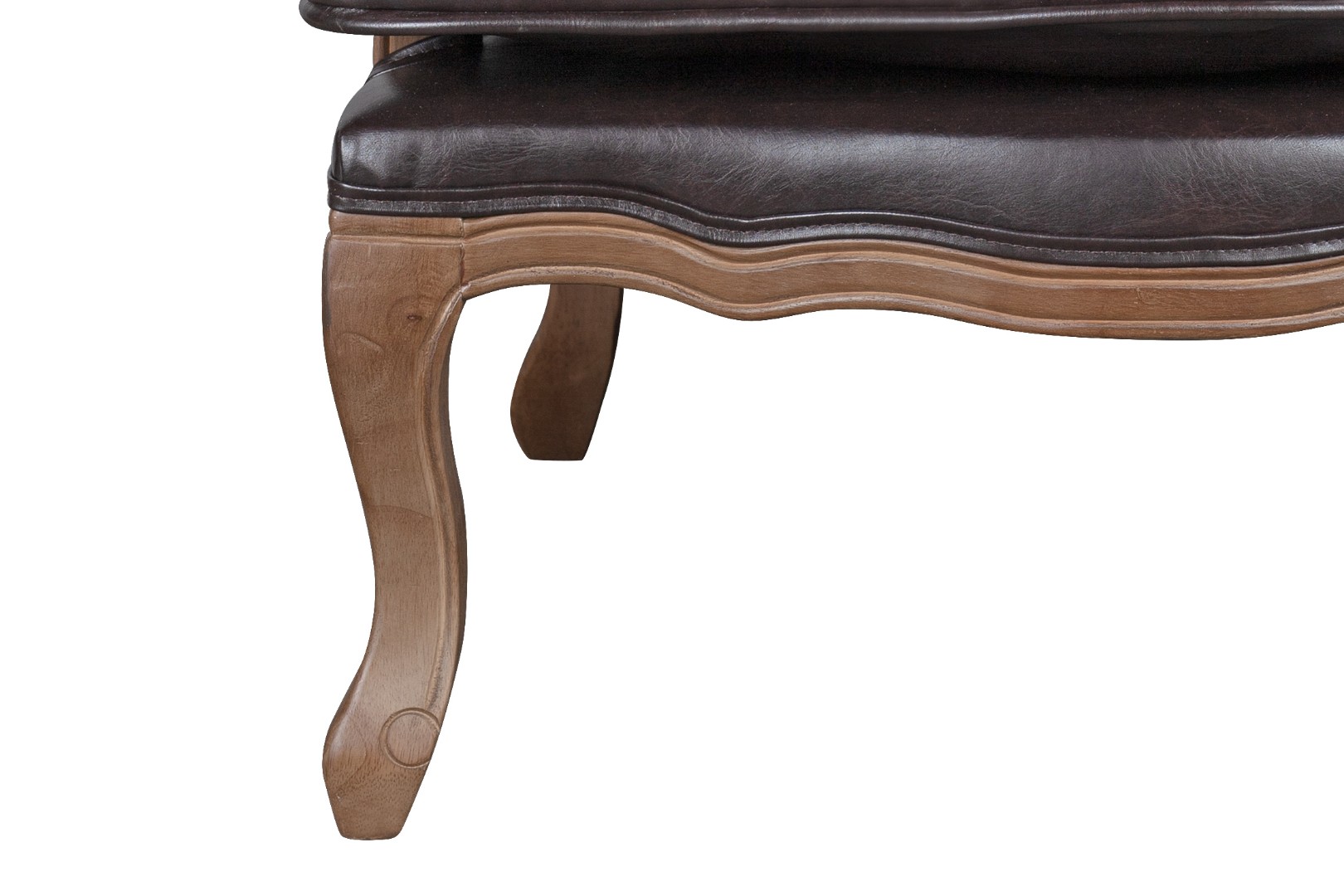 фото Мягкое полукресло с подлокотниками Nitro Brown в интерьере