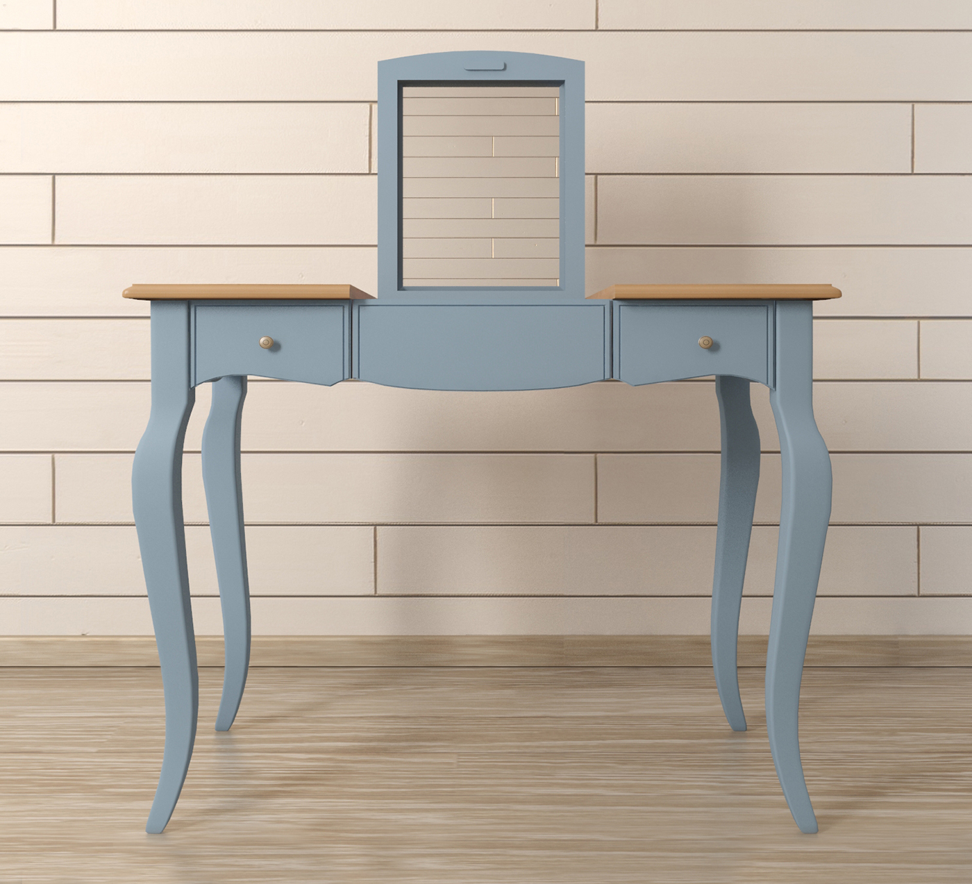 Туалетный стол "Leontina Blue" арт ST9309B в интерьере