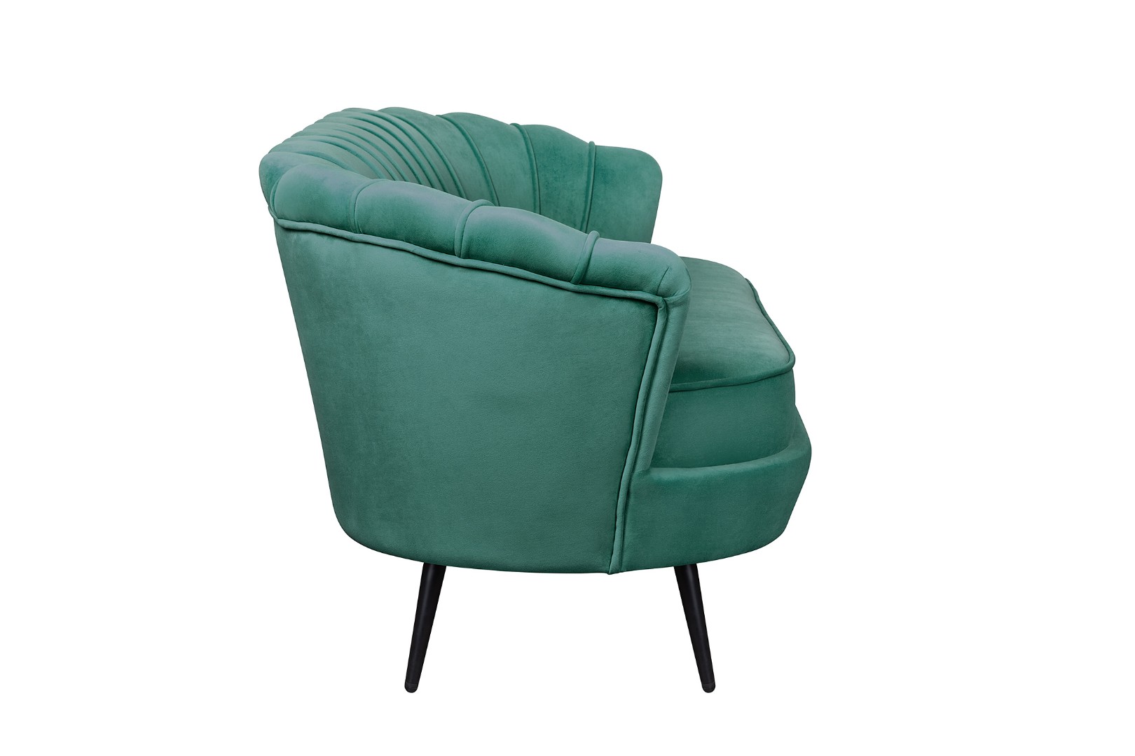 заказать Диван ракушка для гостиниц Pearl Triple Green V2 на черных ножках в Москве заказать Диван ракушка для гостиниц Pearl Triple Green V2 на черных ножках