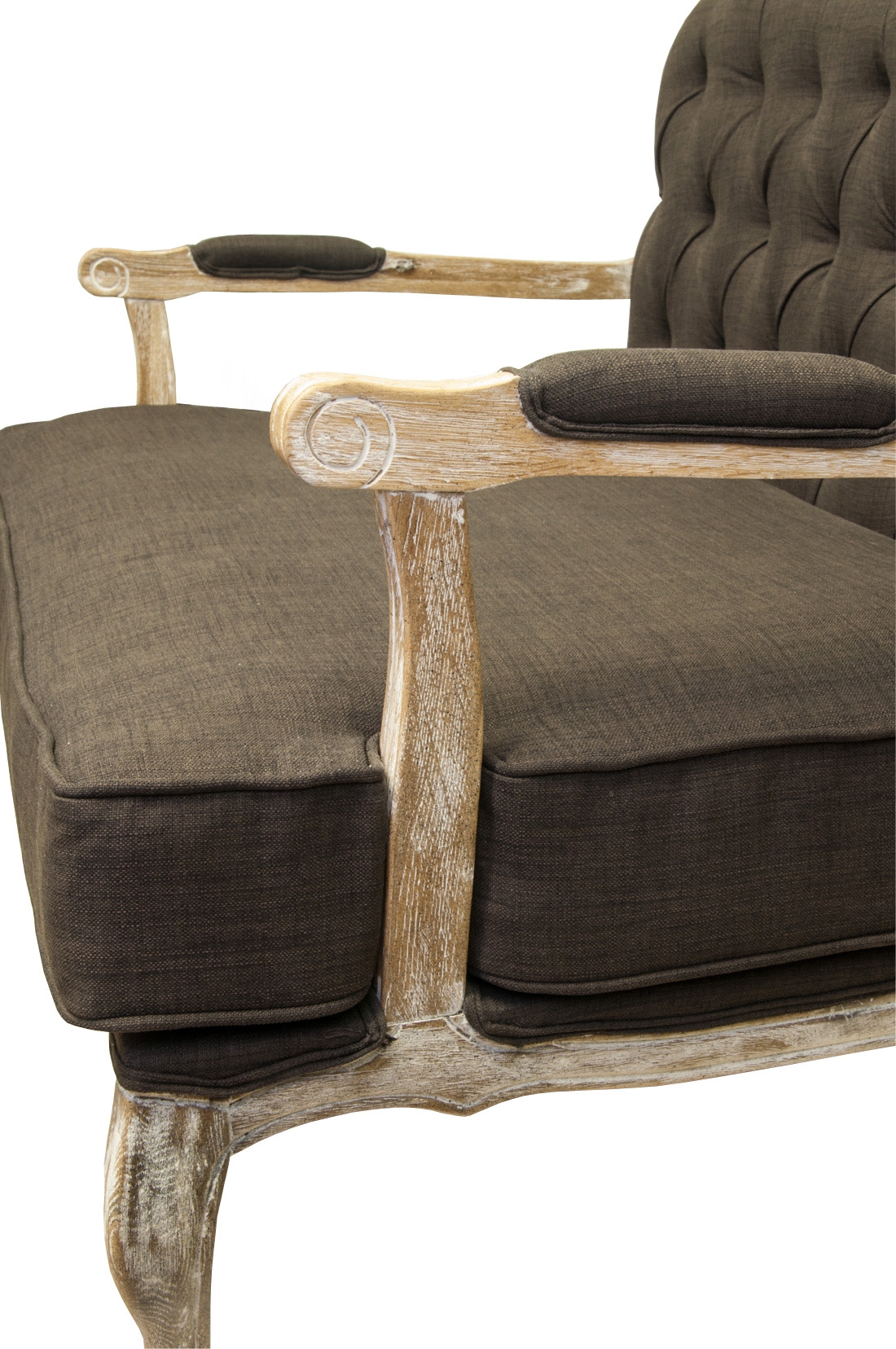 заказать Прямой диван модерн Yareli Brown V2 голубой