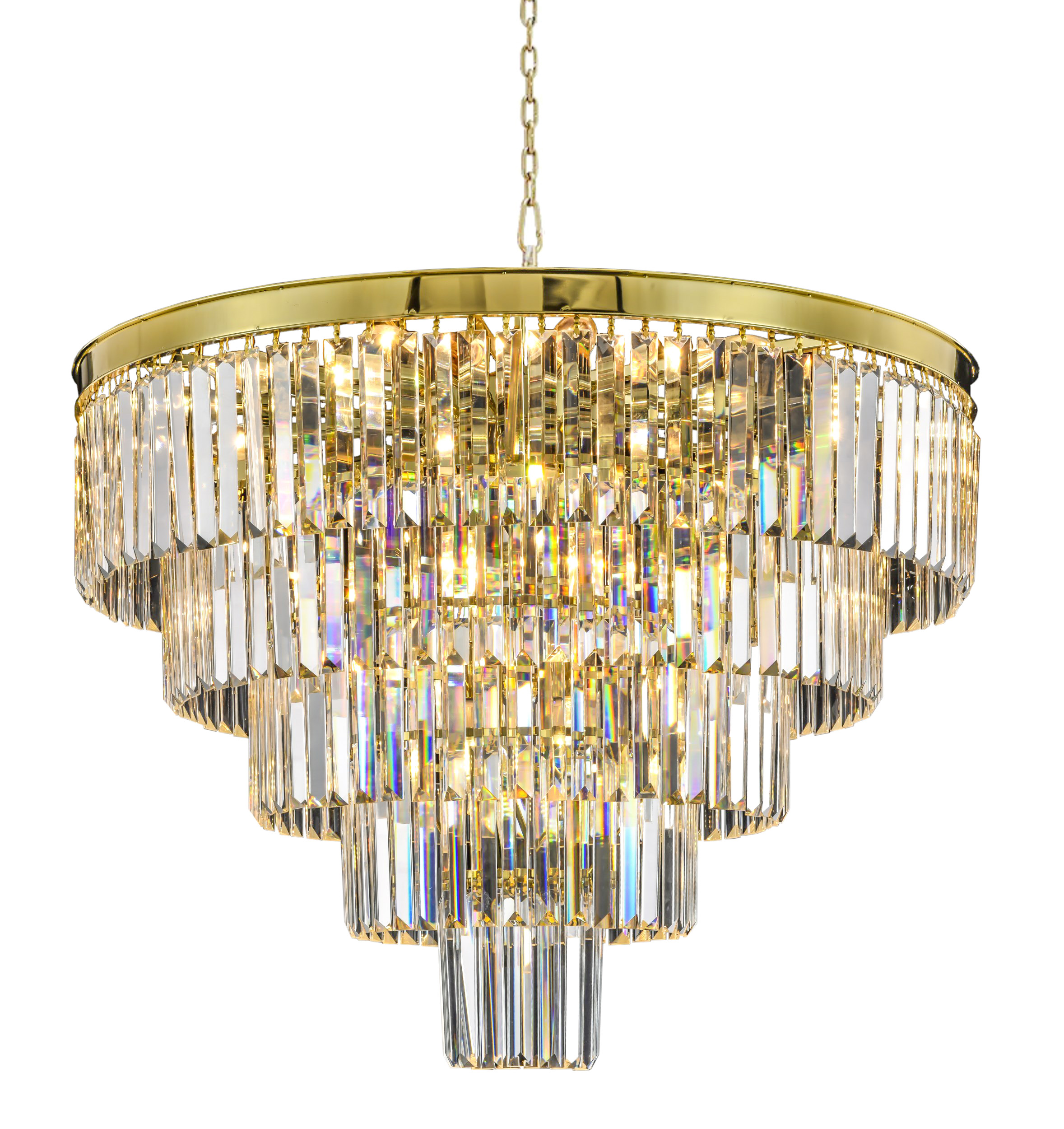 купить Люстра Odeon 5 Rings Gold