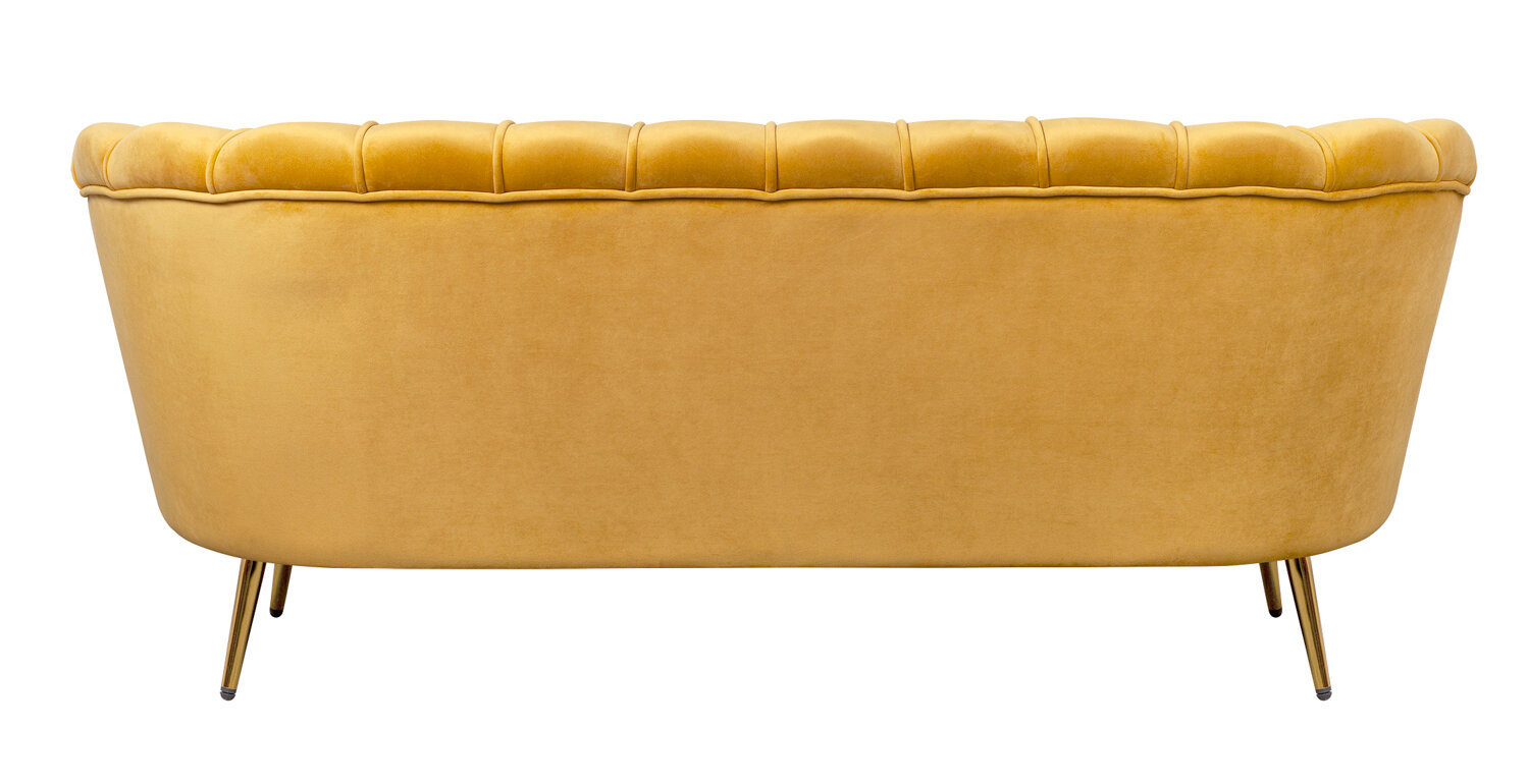 Дизайнерский диван Pearl Triple Yellow в интернет-магазине в Москве Дизайнерский диван Pearl Triple Yellow в интернет-магазине