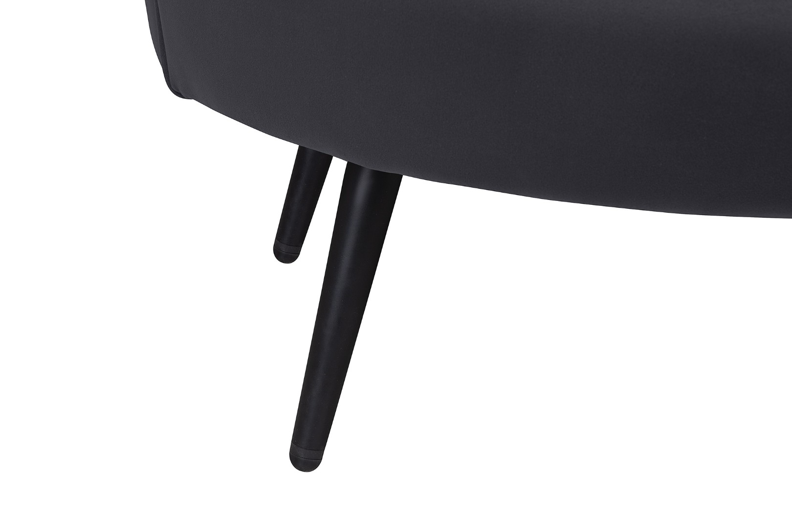 фото Диван ракушка для гостиниц Pearl Triple Black на черных ножках в интерьере в Москве фото Диван ракушка для гостиниц Pearl Triple Black на черных ножках в интерьере