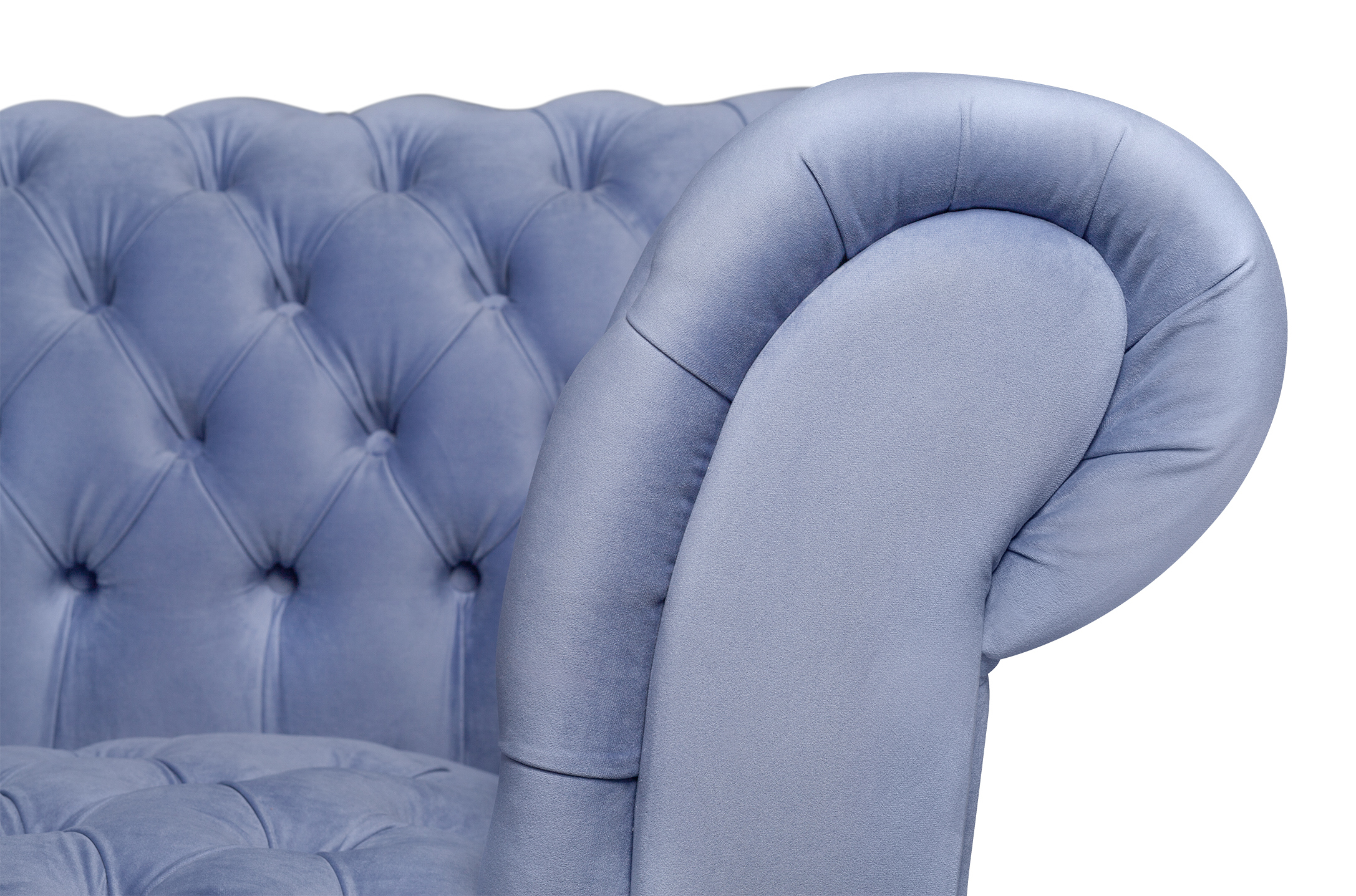 фото Двухместный диван Lina Blue-B синий