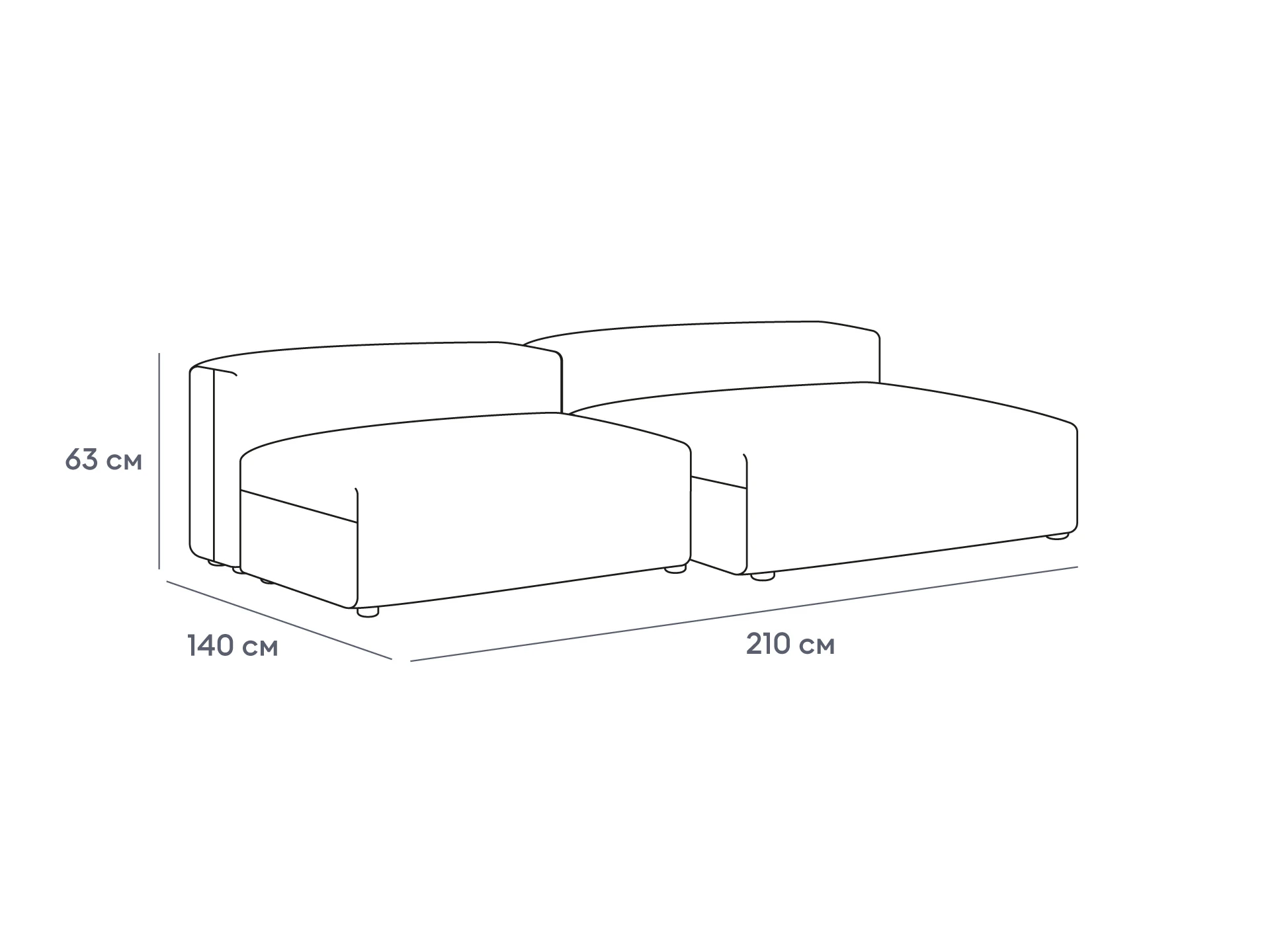 Модульный диван Sorrento в интерьере в Москве Модульный диван Sorrento в интерьере