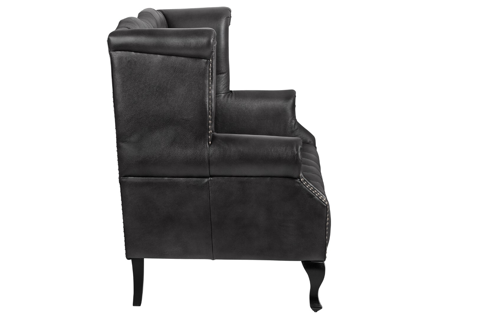 заказать Кожаный дизайнерский диван лофт Royal Sofa Black