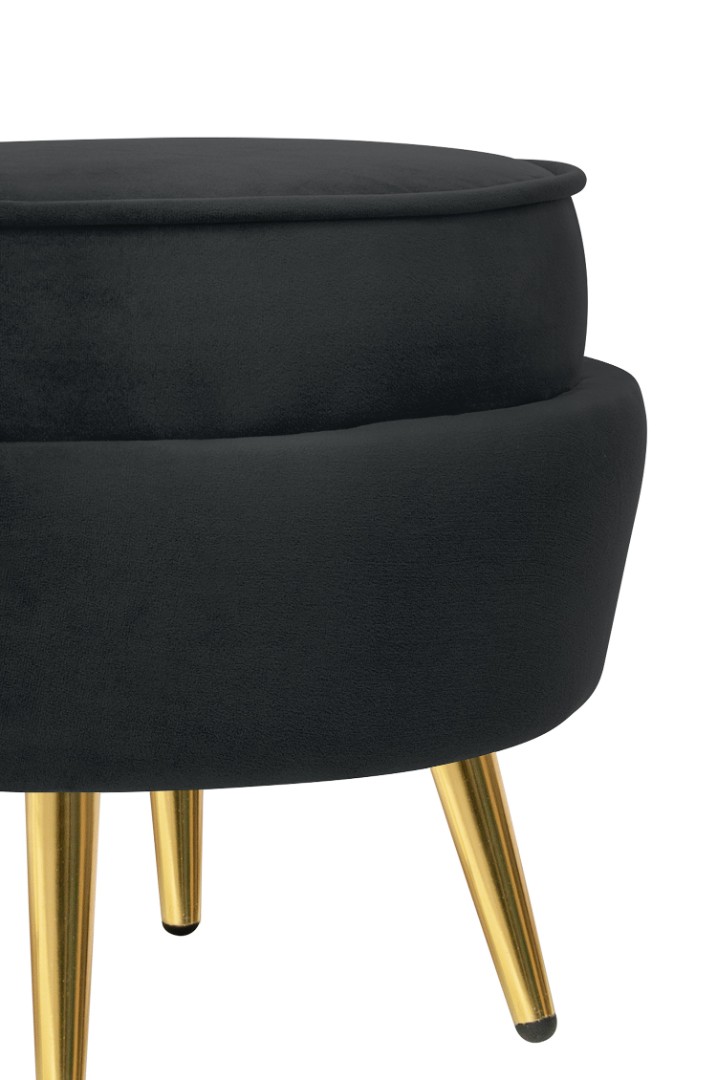 Пуф Pearl Adorn Black в интернет-магазине в Москве Пуф Pearl Adorn Black в интернет-магазине