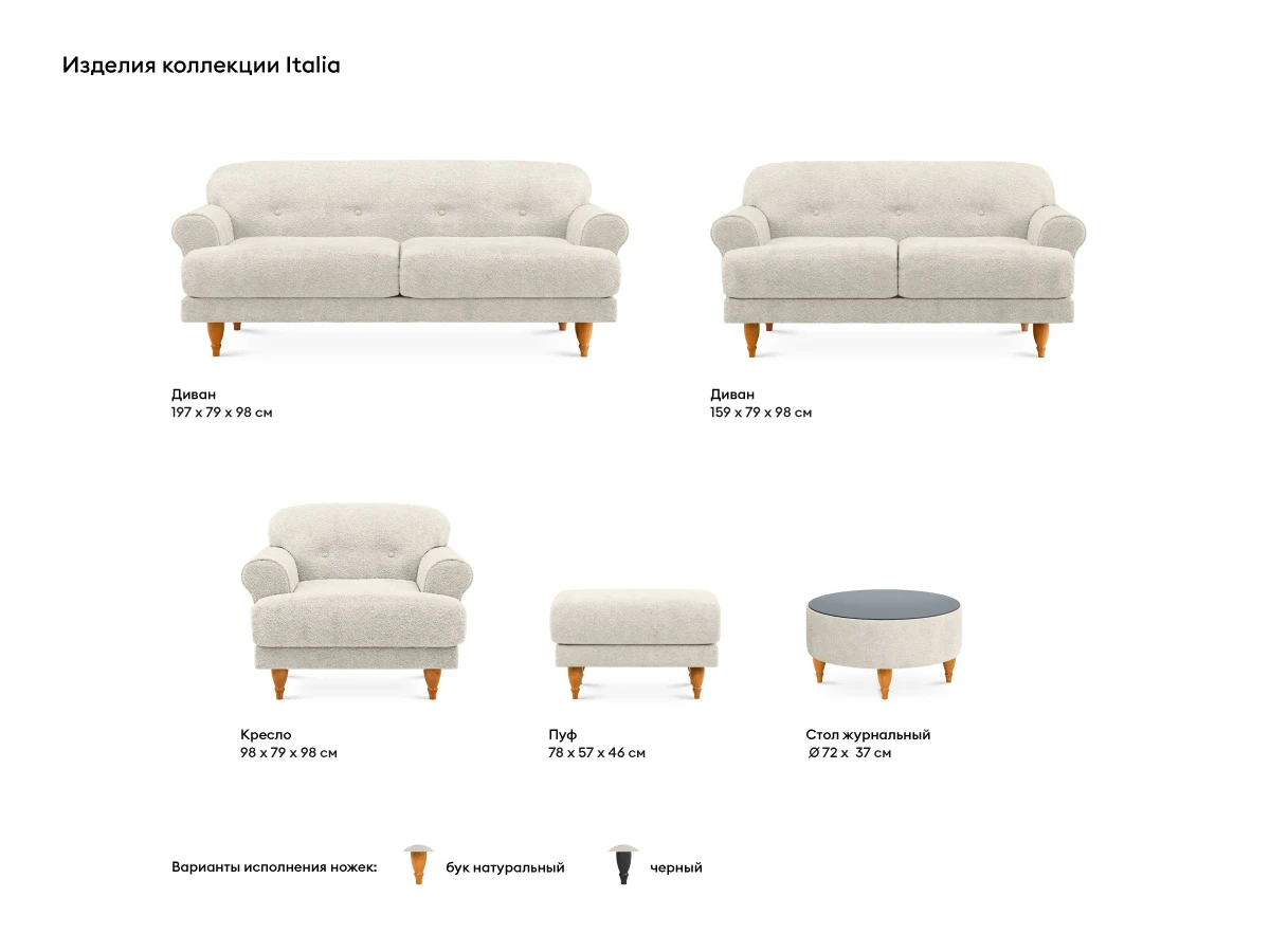 Пуф Italia в интерьере