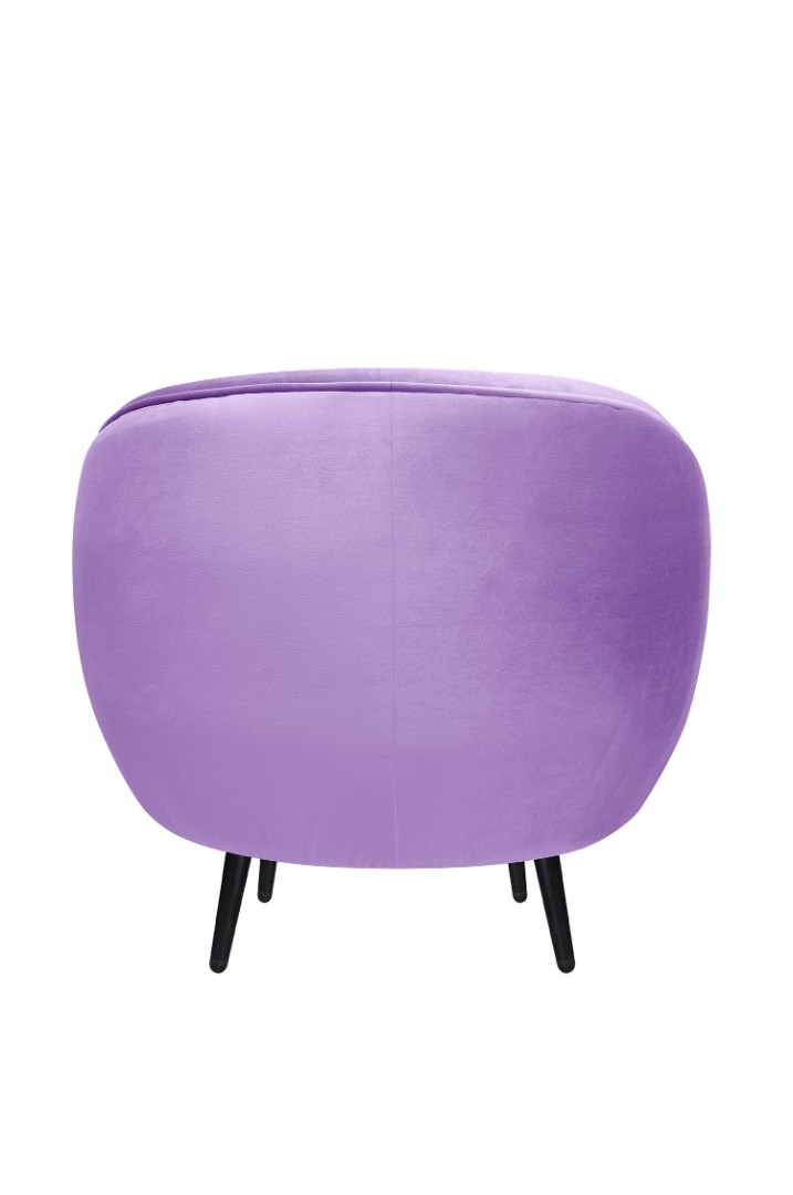 Мягкое кресло Small Benee Purple на черных ножках в интернет-магазине в Москве Мягкое кресло Small Benee Purple на черных ножках в интернет-магазине