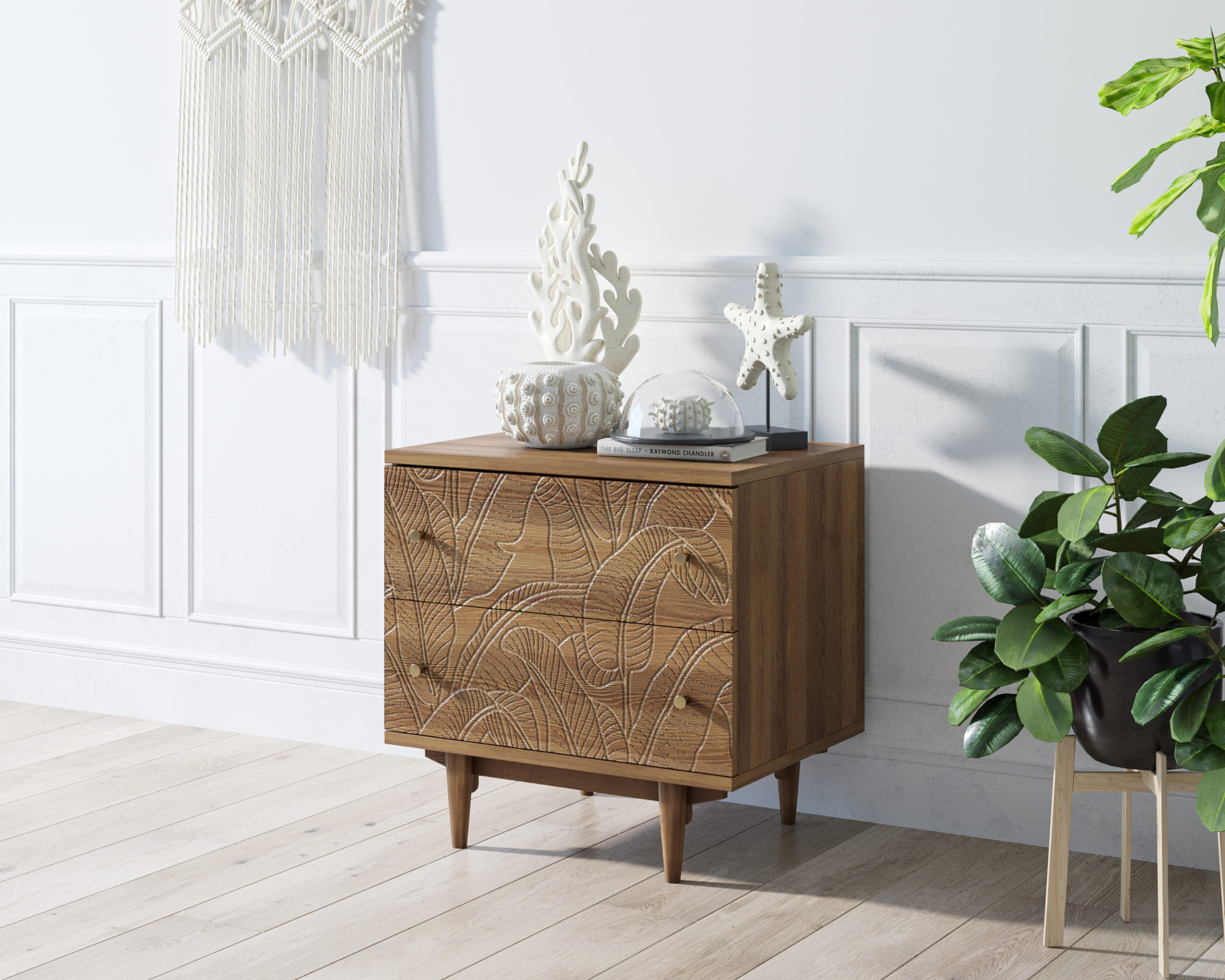 заказать Комод "Boho" 2 ящика джангл арт BH06
