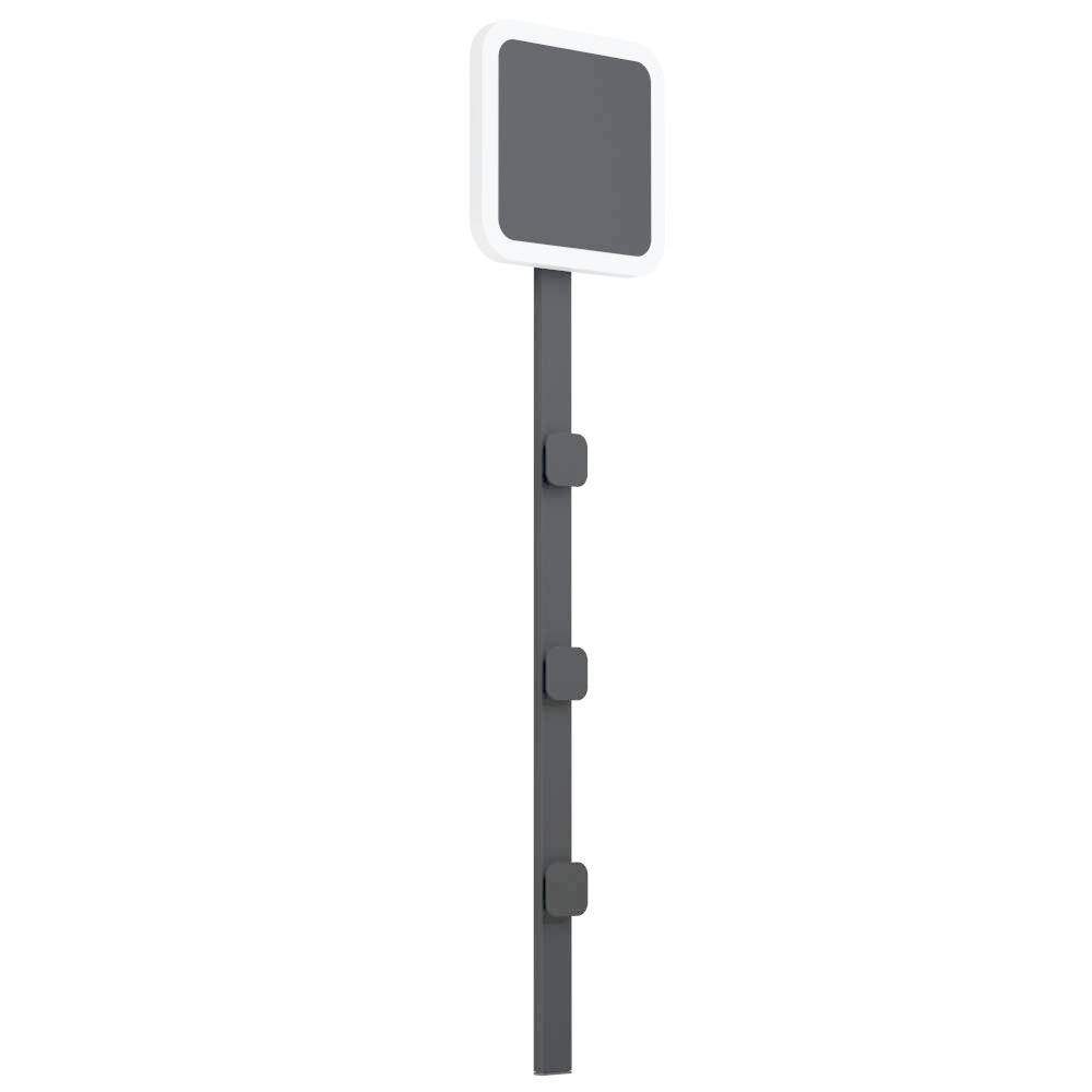 заказать Светодиод бра CARTIGNANO, 7,8W(LED), сталь, черный, пластик, белый