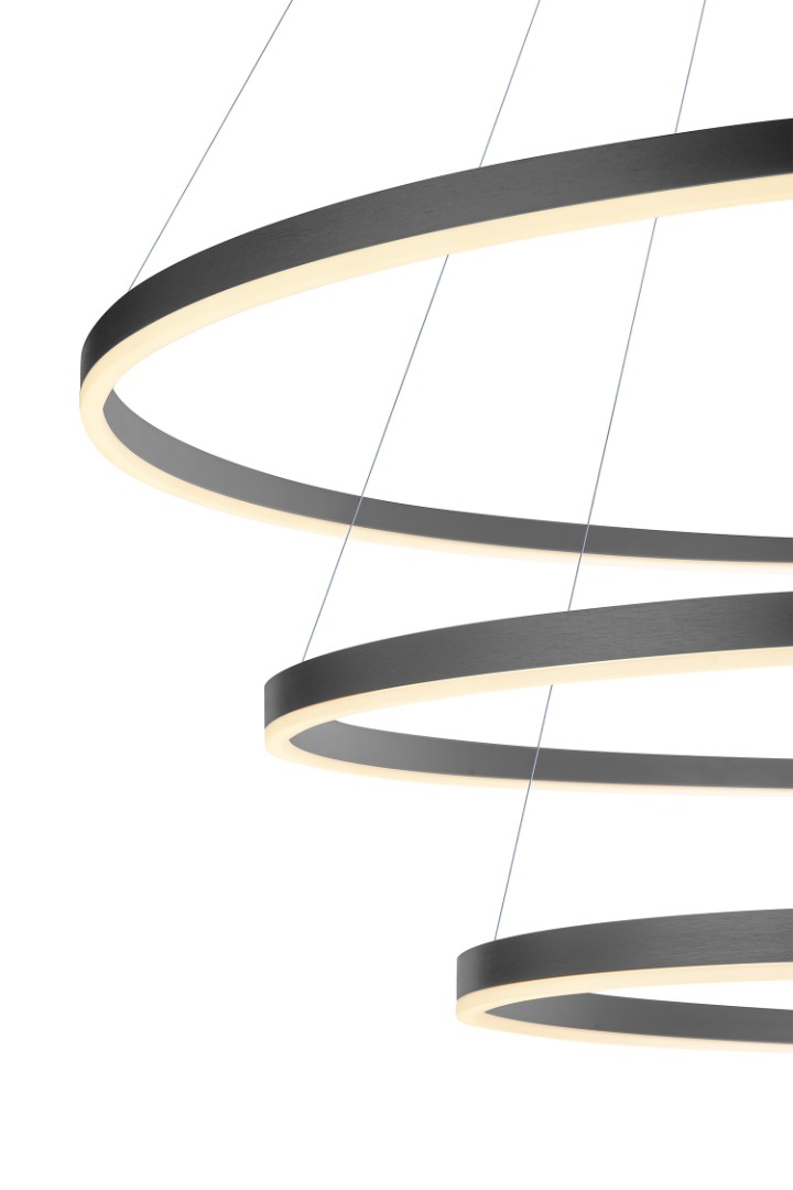 заказать Люстра Orblaze 3 rings 1000 black в интернет-магазине