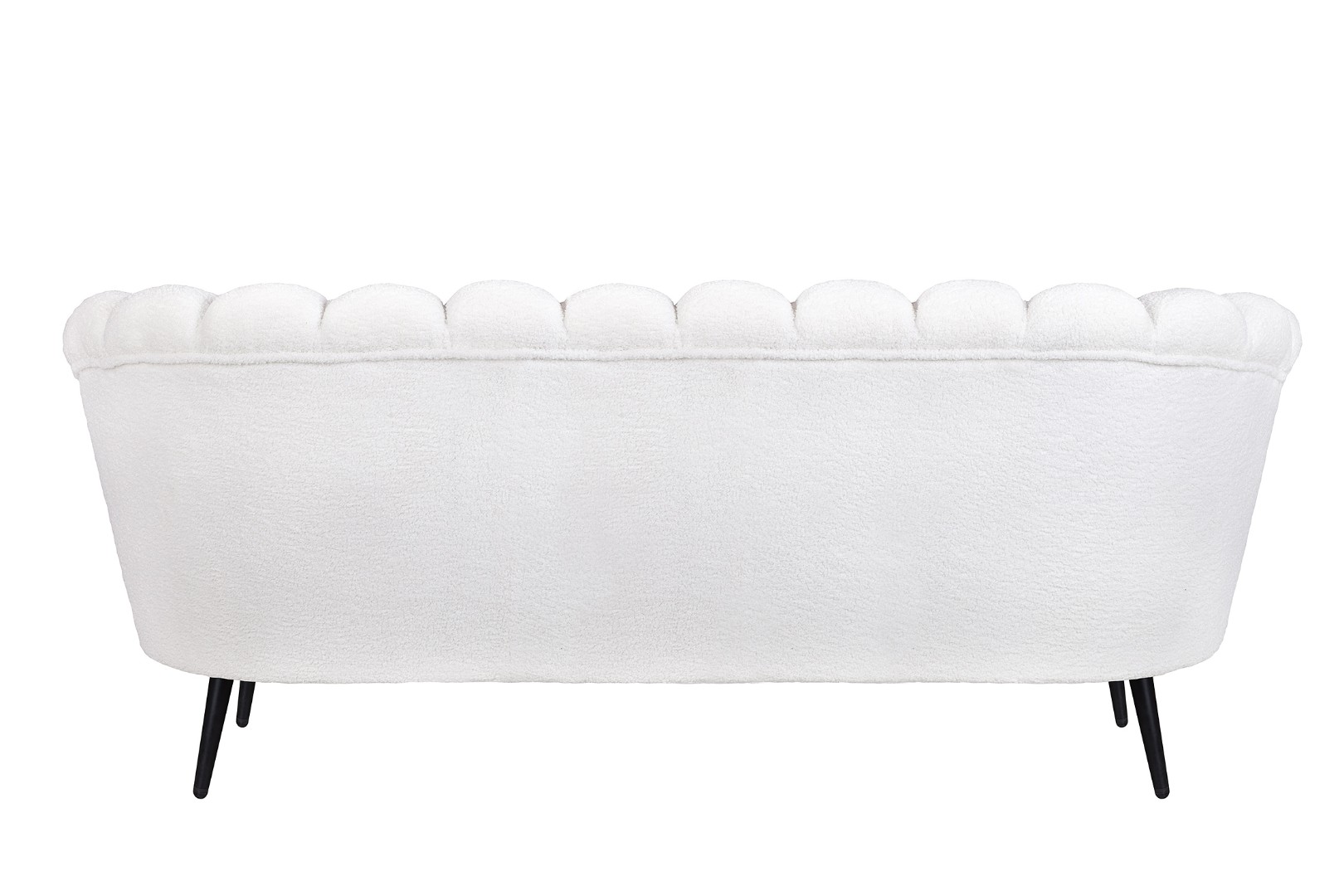 Диван ракушка для гостиниц Pearl Triple Boucle на черных ножках в интернет-магазине в Москве Диван ракушка для гостиниц Pearl Triple Boucle на черных ножках в интернет-магазине