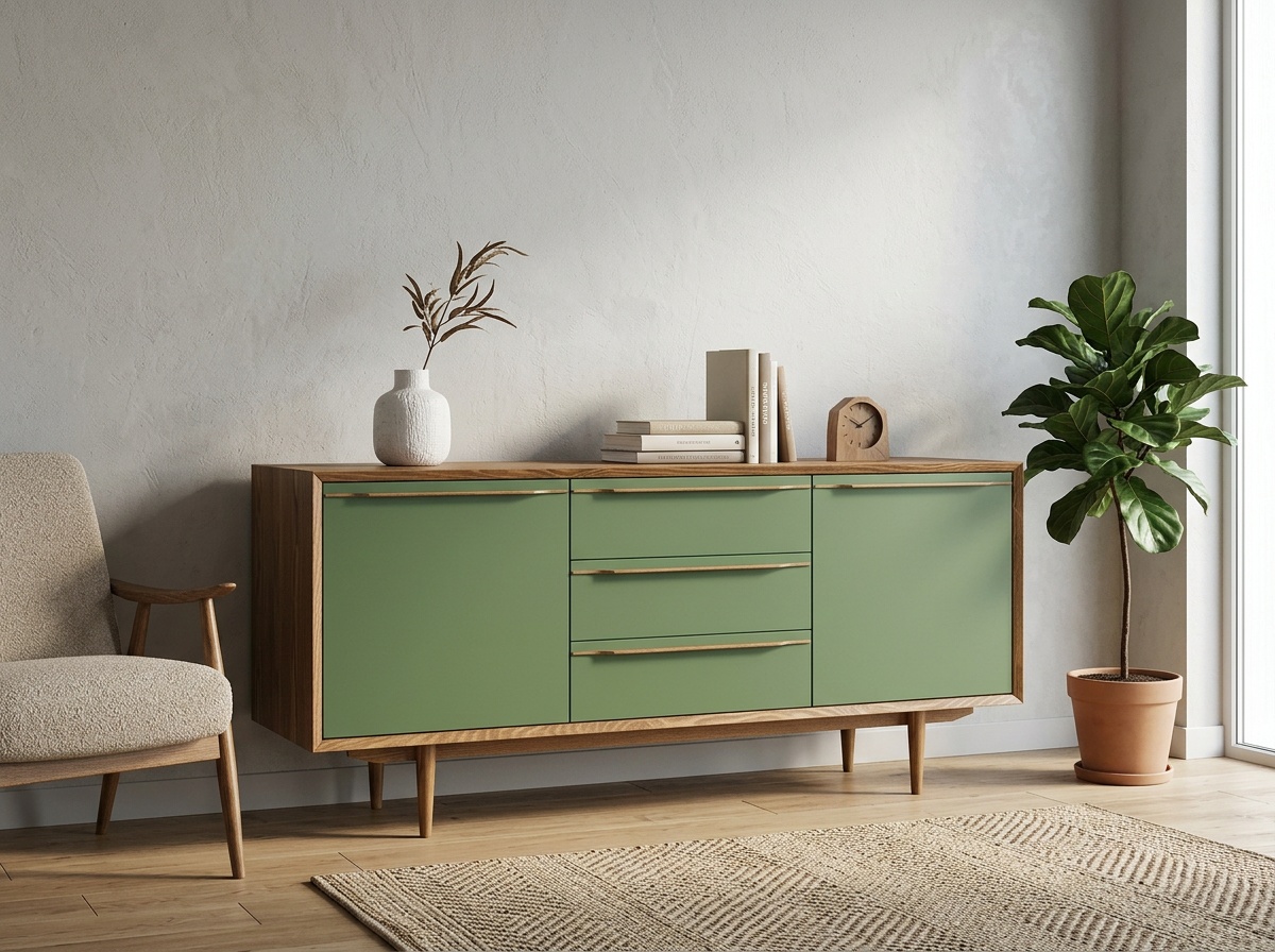 купить Комод "Бруни (Bruni)" с тремя ящиками и дверками арт BR-03/6002