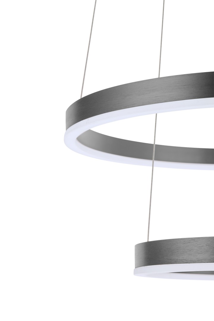 Люстра Orblaze 2 rings 800 black в интернет-магазине