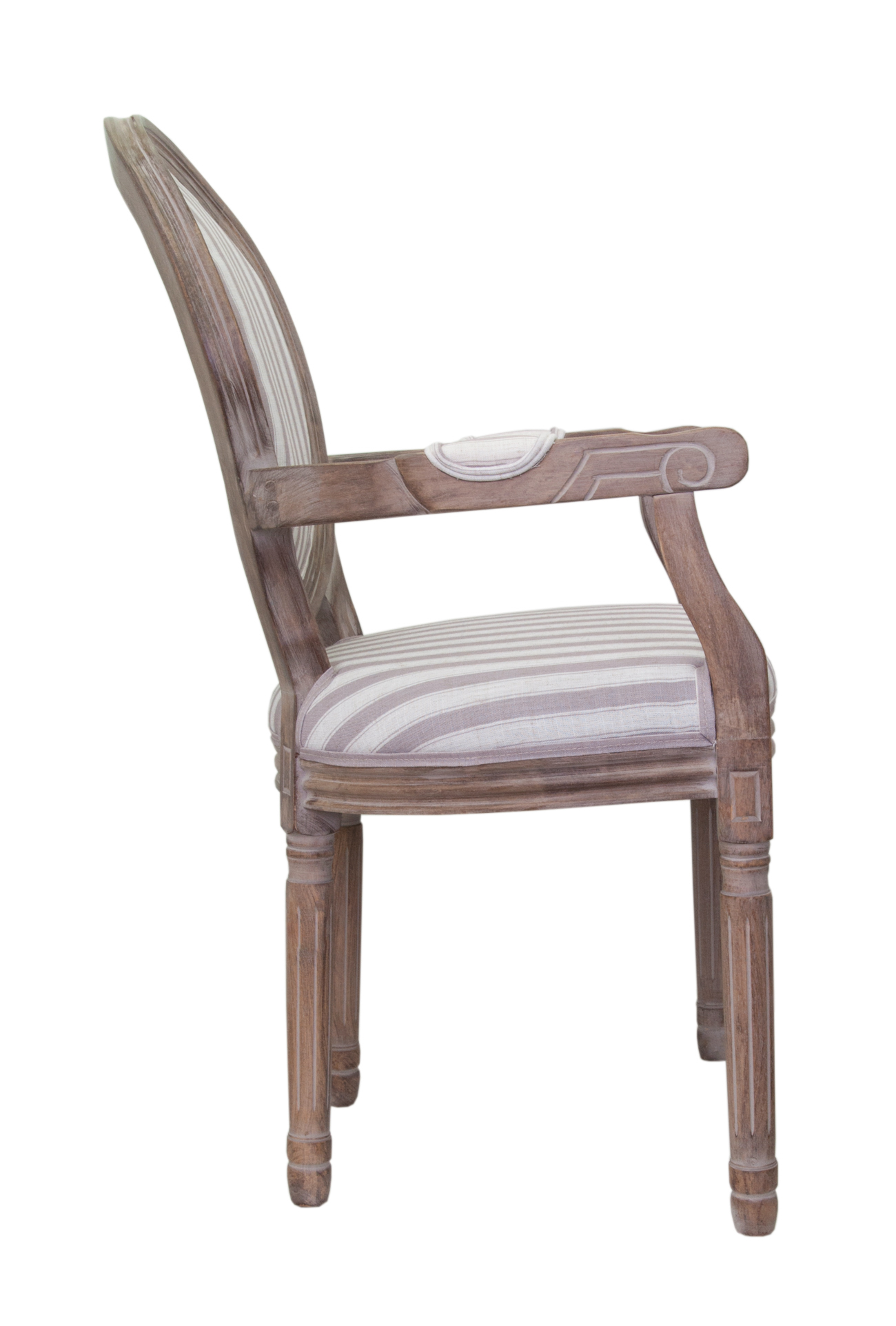 купить Мягкий стул с подлокотниками Volker Arm Pinstripe в Москве купить Мягкий стул с подлокотниками Volker Arm Pinstripe