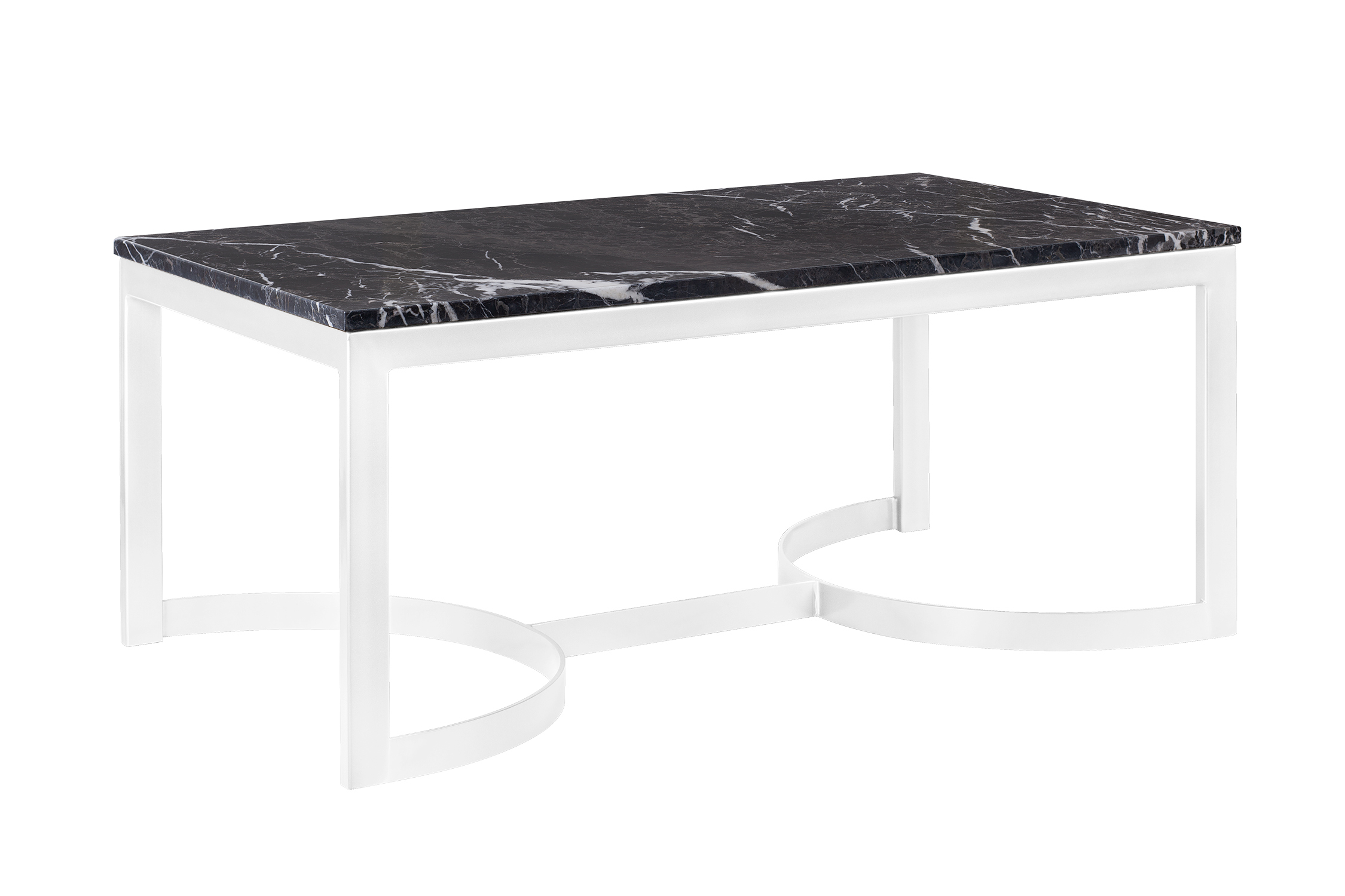 купить Журнальный столик прямоугольный Aron Marble-W