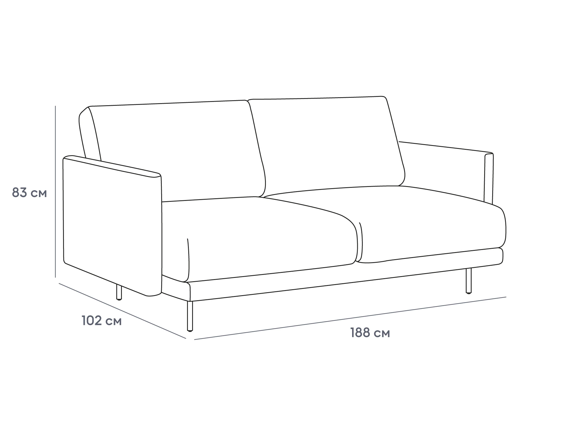 Диван Ricadi в интернет-магазине