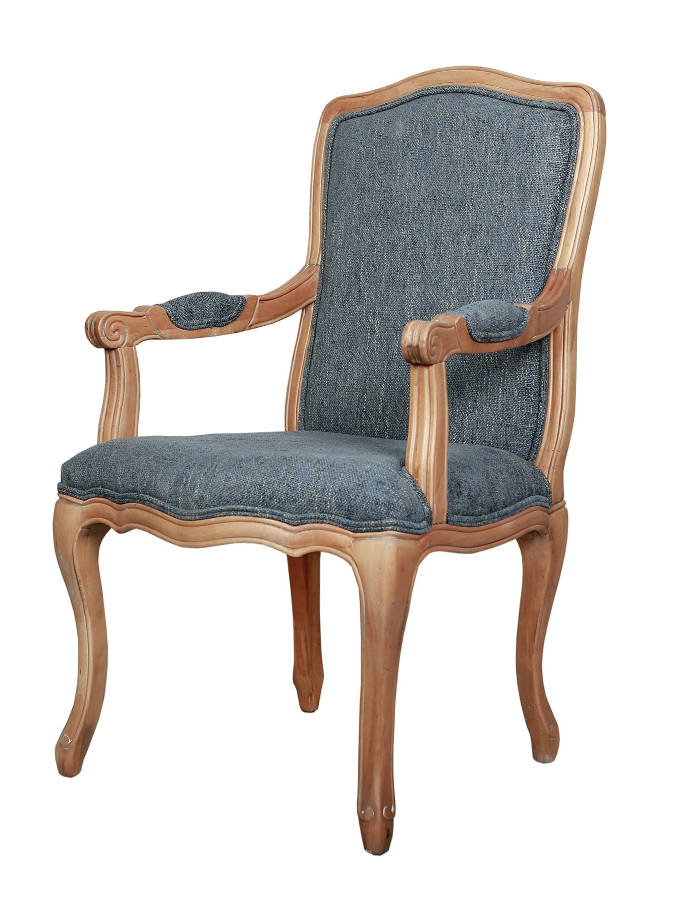 купить Мягкий стул с подлокотниками Wallis Blue