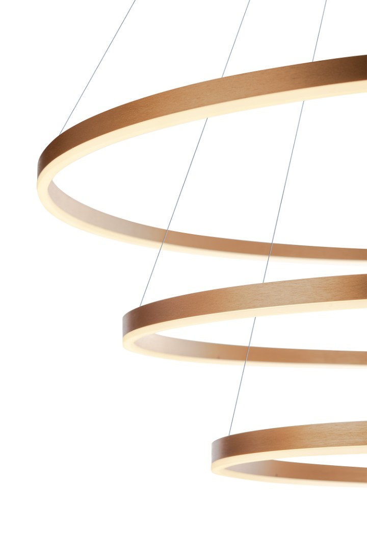 заказать Люстра Orblaze 3 rings 600 gold в интернет-магазине