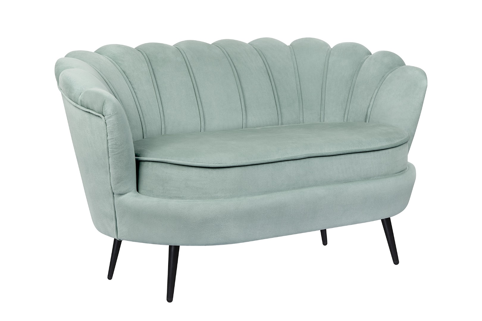 купить Диван ракушка Pearl Double Green на черных ножках