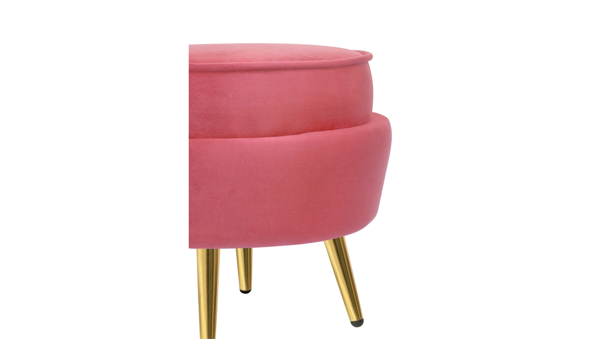 заказать Кресло с пуфом ракушка Pearl Karmin в интернет-магазине