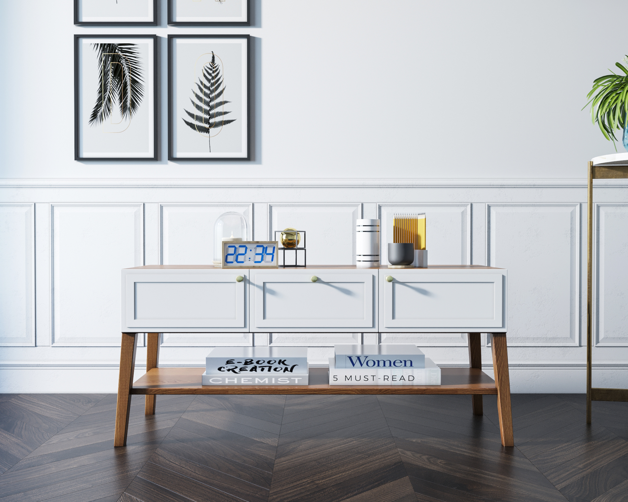 Консоль широкая "Andersen" арт AN16WH в интернет-магазине