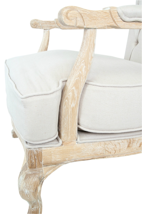 фото Кресло с пуфом Honesta Beige