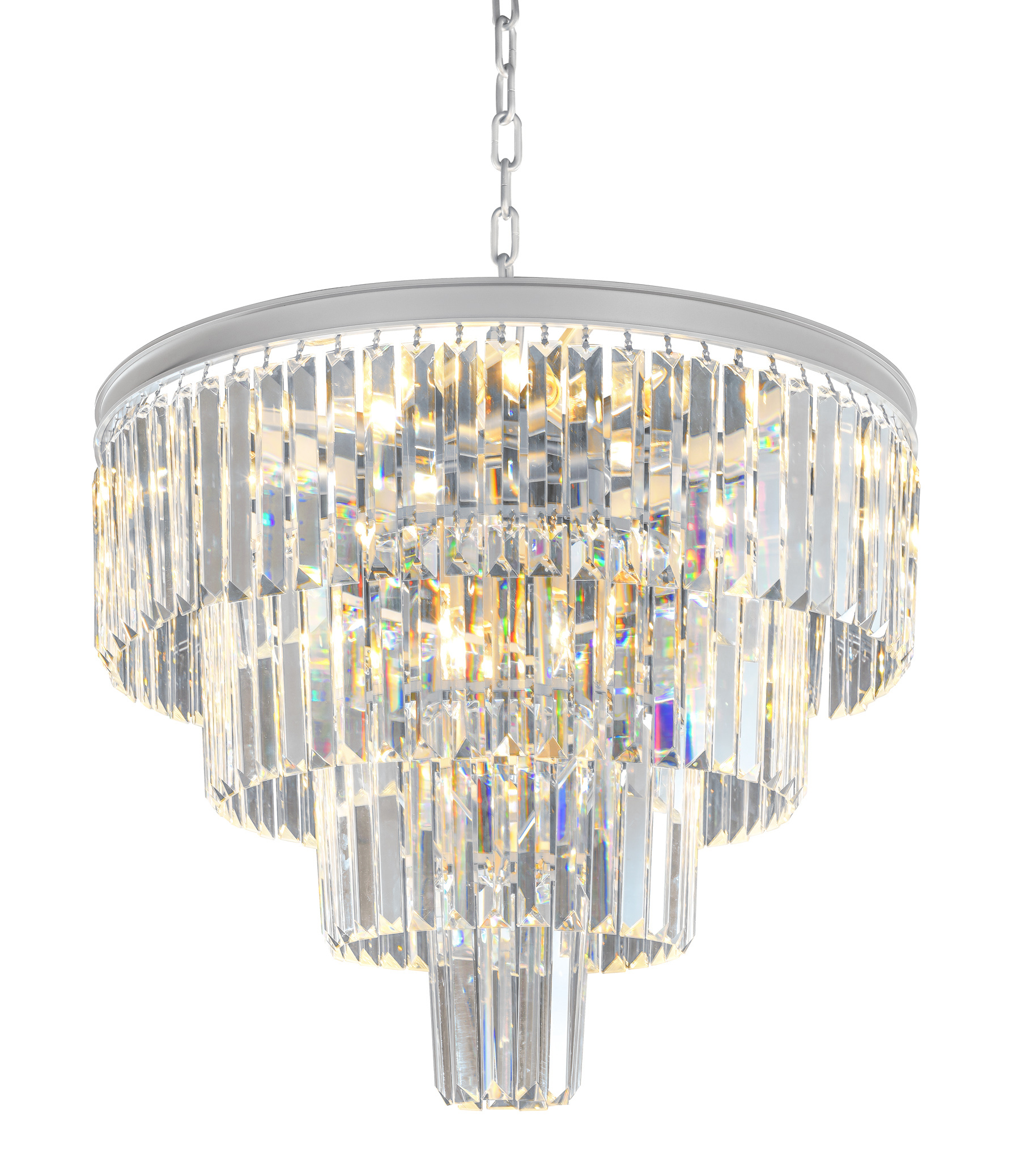 купить Люстра Odeon 4 Rings Silver