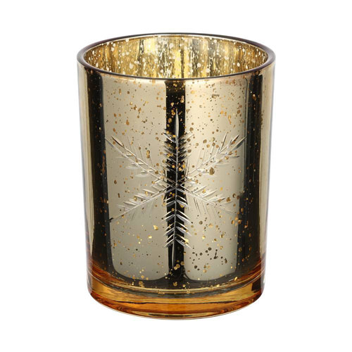 422501 Подсвечник рождественский LUKUT, стекло/золото, 100?125х100 мм в Екатеринбурге 422501 Подсвечник рождественский LUKUT, стекло/золото, 100?125х100 мм