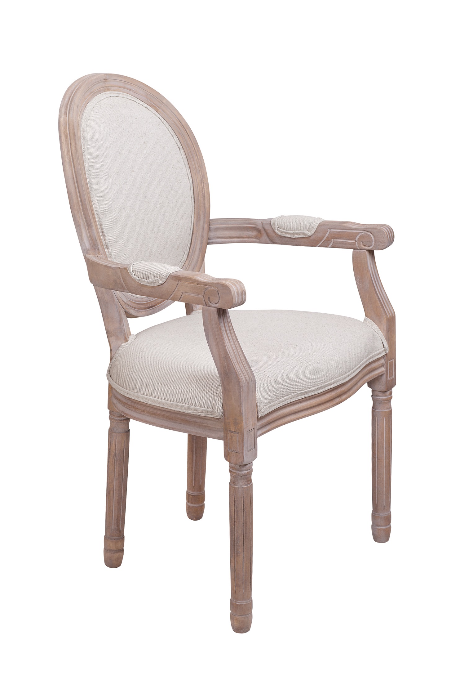 купить Мягкий стул с подлокотниками Volker Arm Beige V2 в Москве купить Мягкий стул с подлокотниками Volker Arm Beige V2