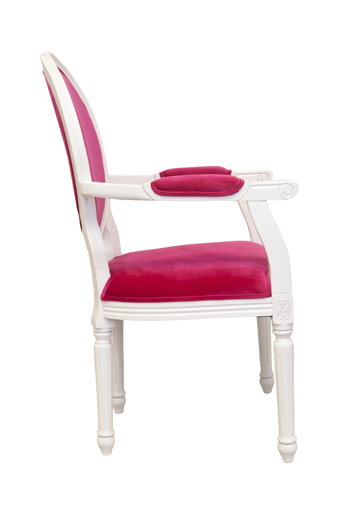 купить Мягкий стул с подлокотниками Diella Pink в Москве купить Мягкий стул с подлокотниками Diella Pink