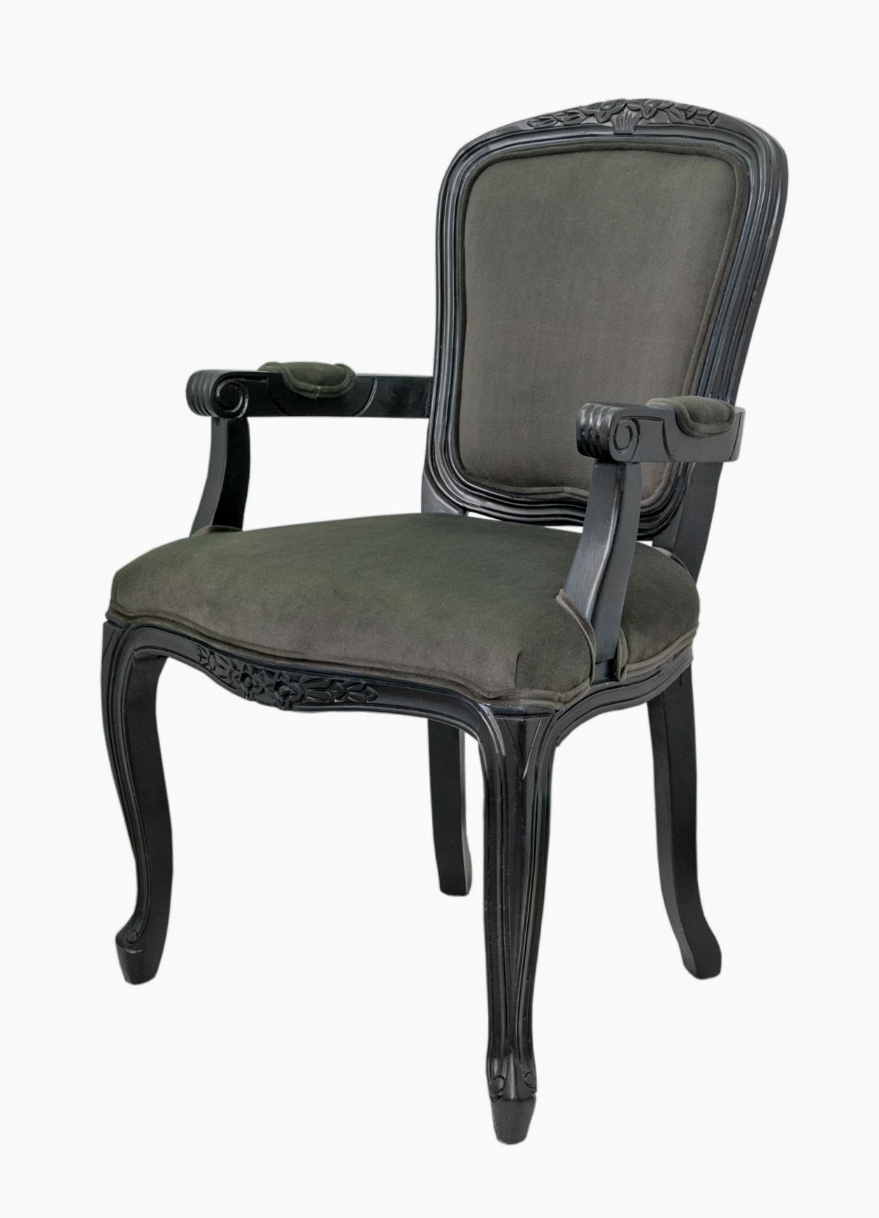 купить Мягкий стул с подлокотниками Gran Arm Grey в Москве купить Мягкий стул с подлокотниками Gran Arm Grey