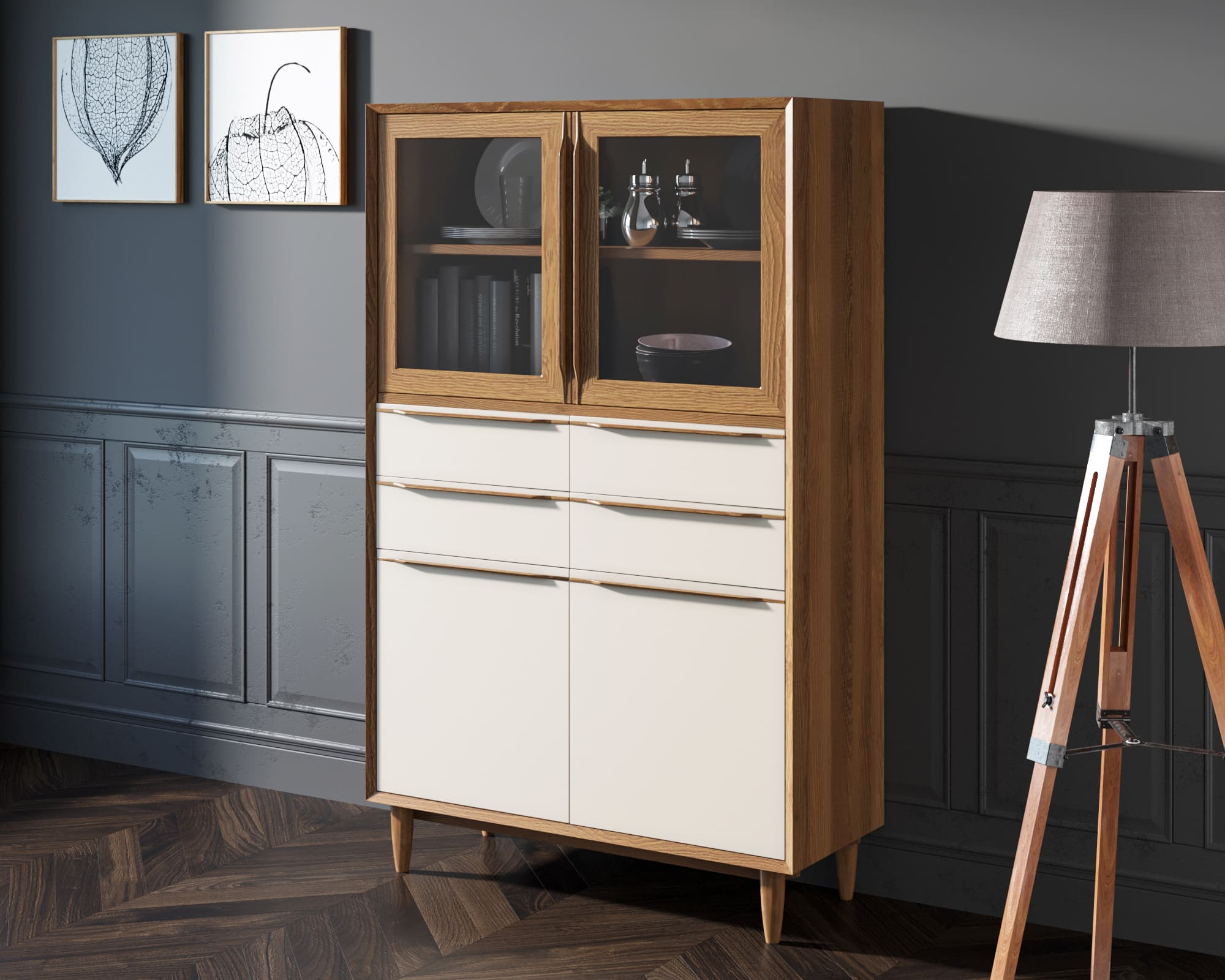 заказать Буфет "Bruni white" большой арт BR35WH