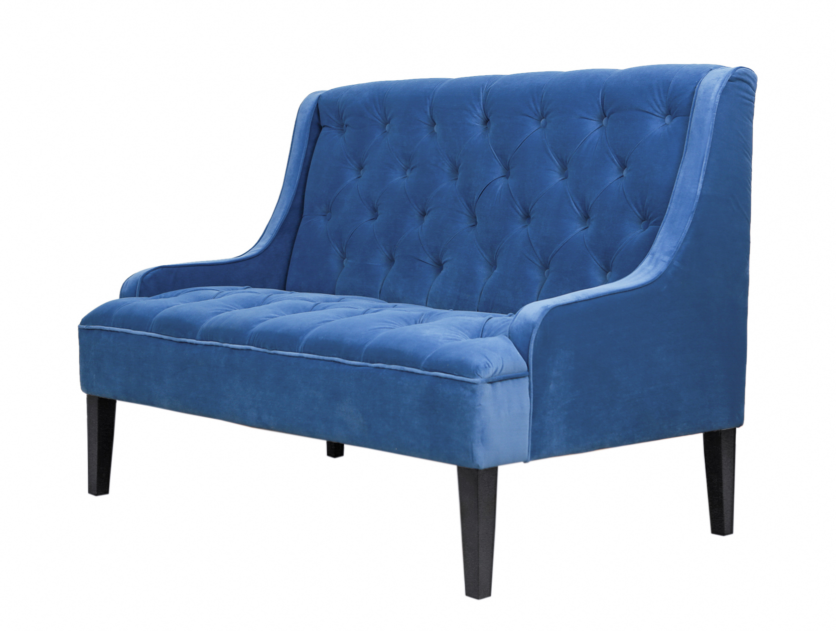 купить Прямой двухместный американский диван Sommet синий