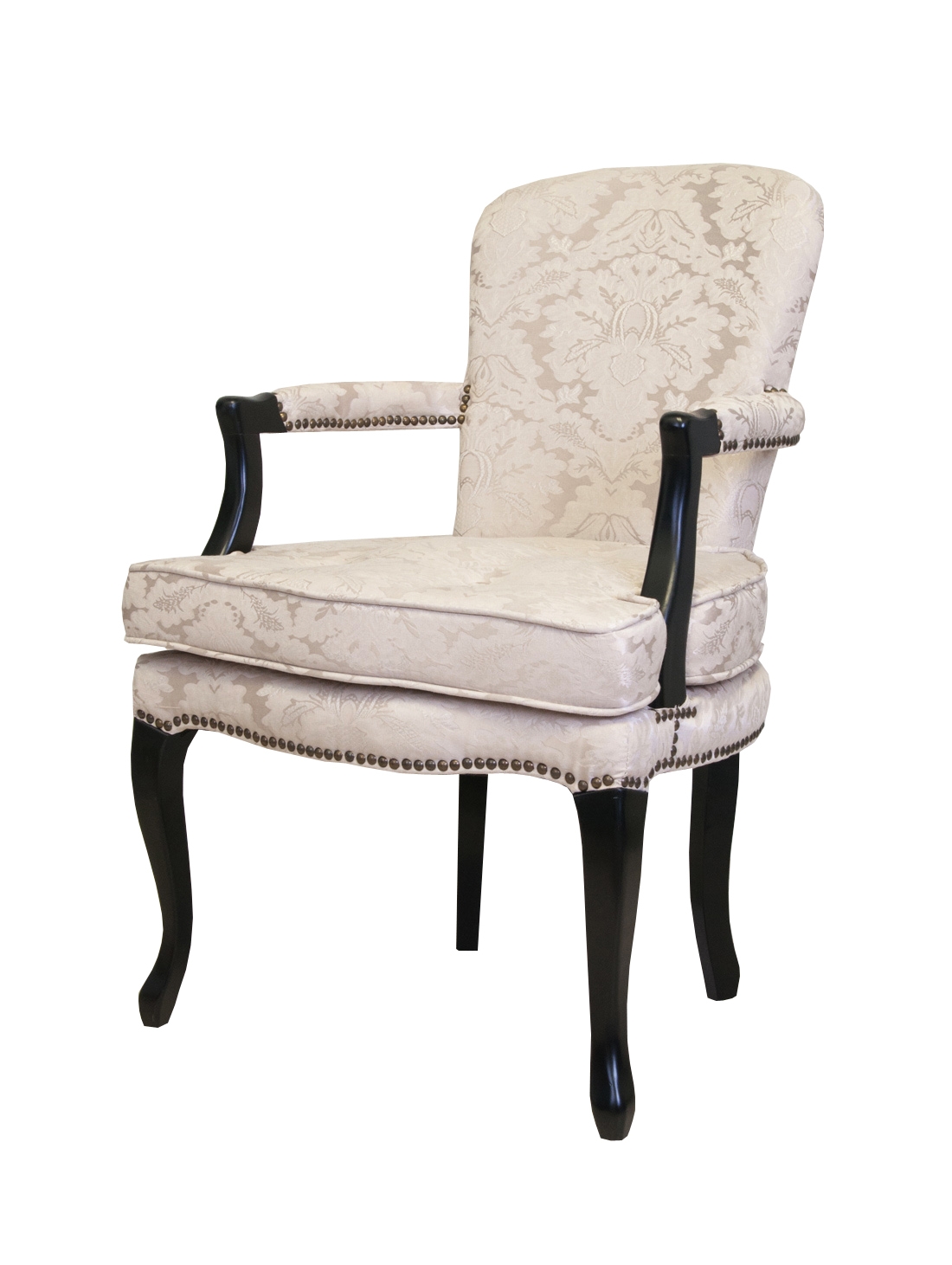 заказать стильное Мягкое полукресло с подлокотниками Anver Beige and Black