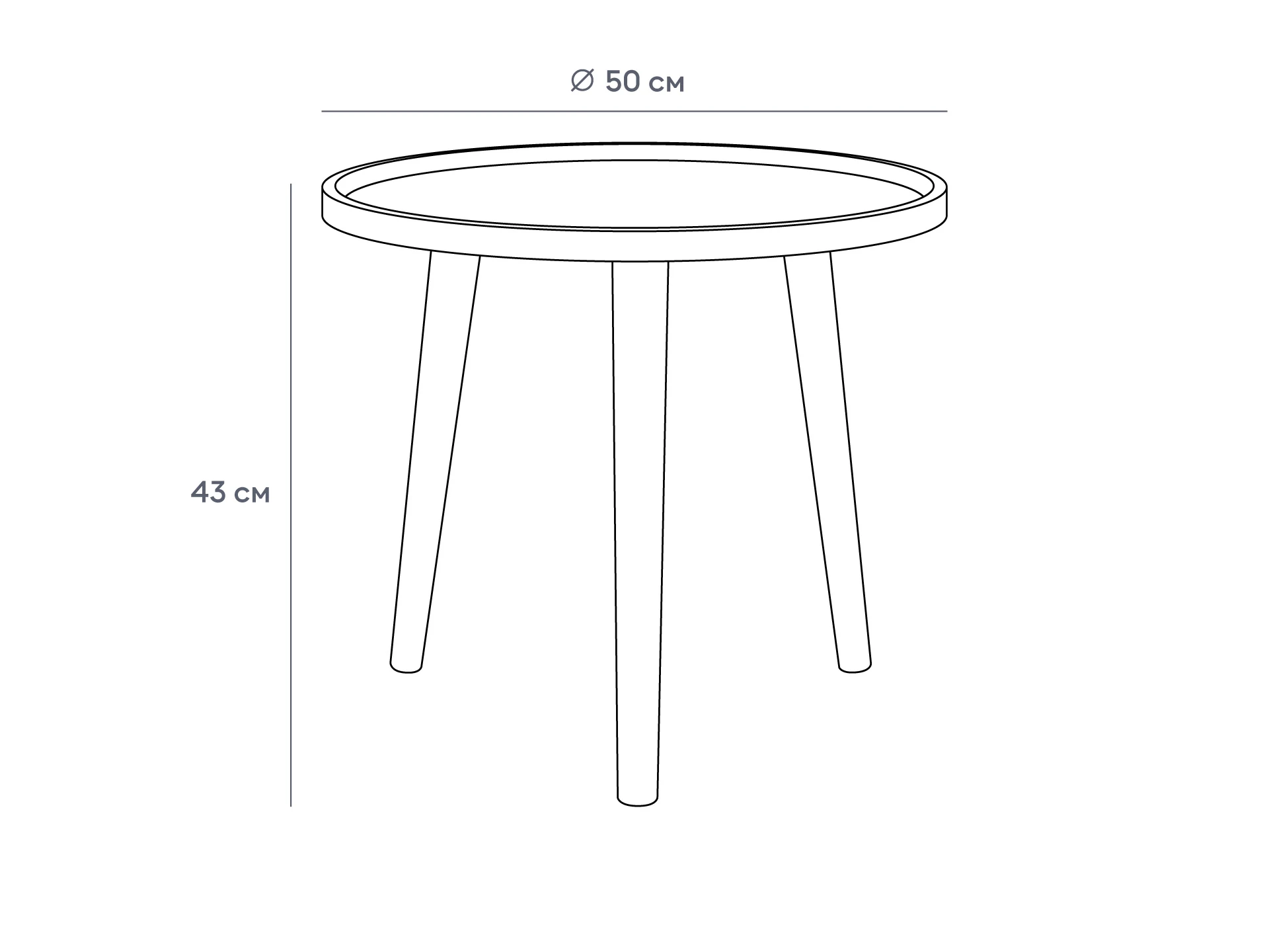 фото Стол журнальный Focus 500