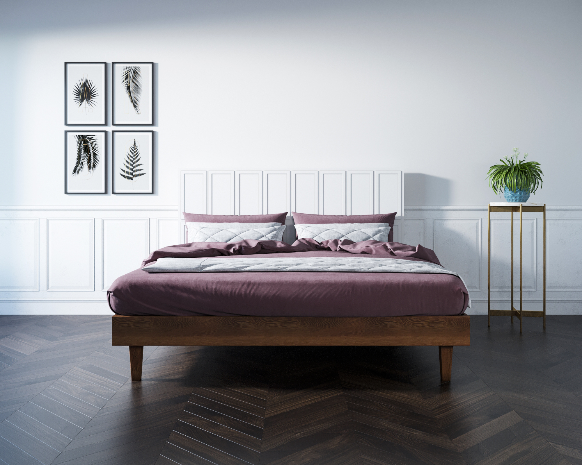 заказать Кровать "Andersen" 180х200 см арт AN180WH