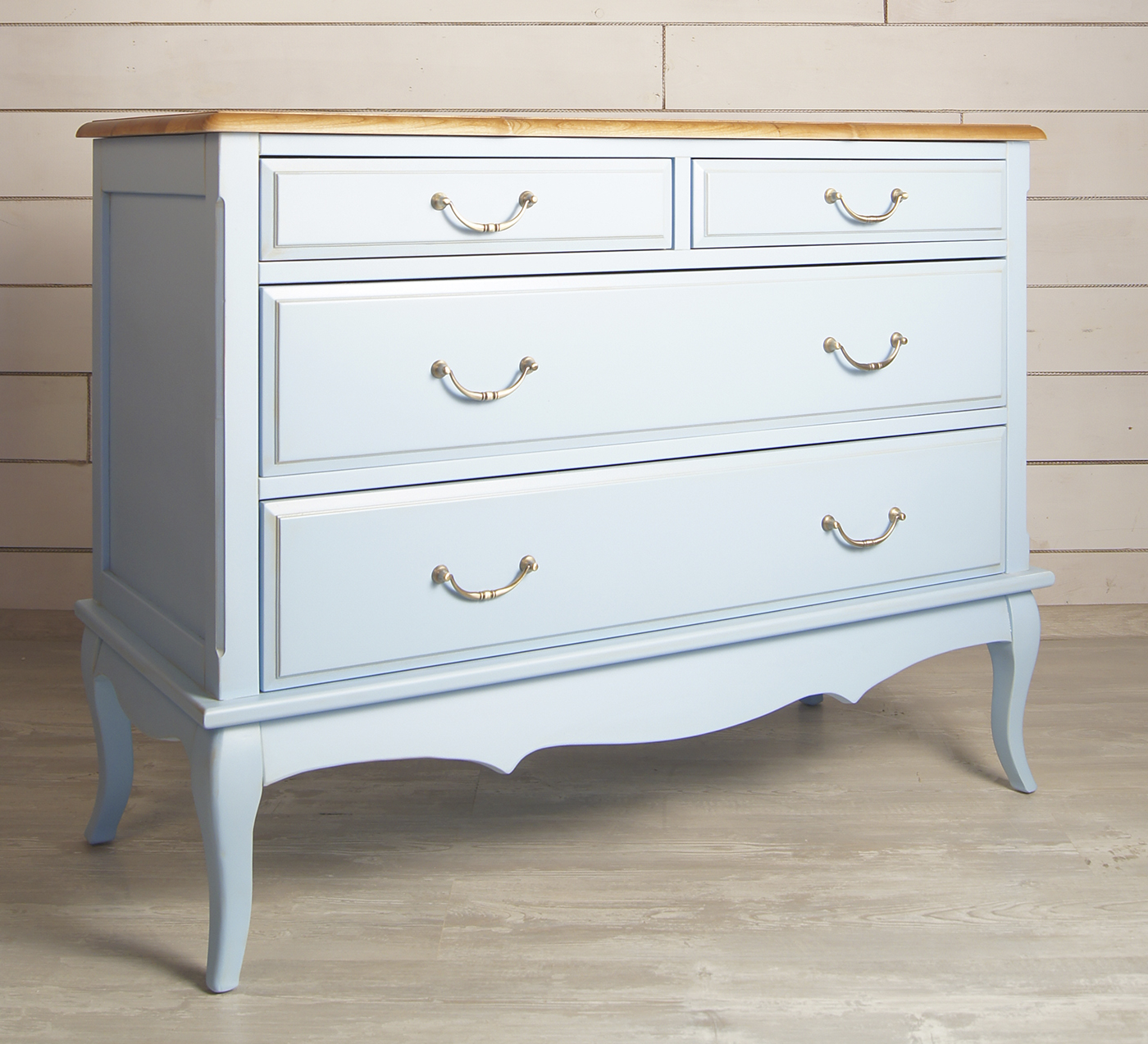 заказать Комод «Leontina Blue» на 4 ящика арт ST9315B