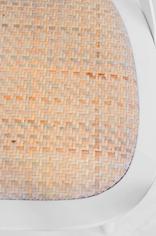 фото Стул ретро Cross Back White