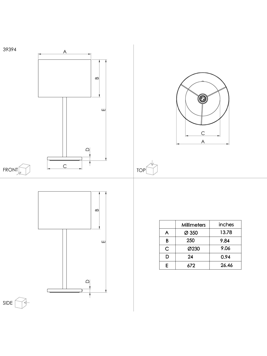 39394 Настольная лампа SAGANTO в интернет-магазине в Москве 39394 Настольная лампа SAGANTO в интернет-магазине