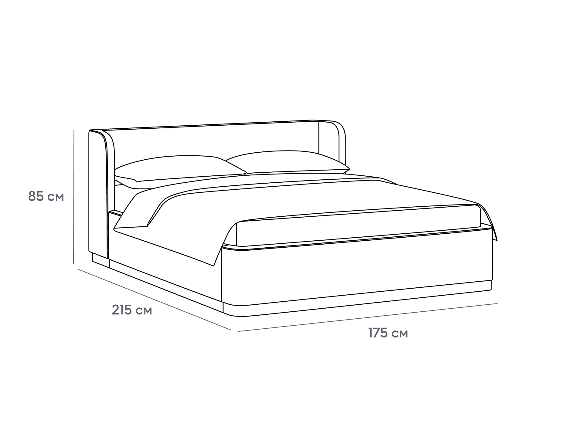 купить Кровать Vibe 1600 в интернет-магазине