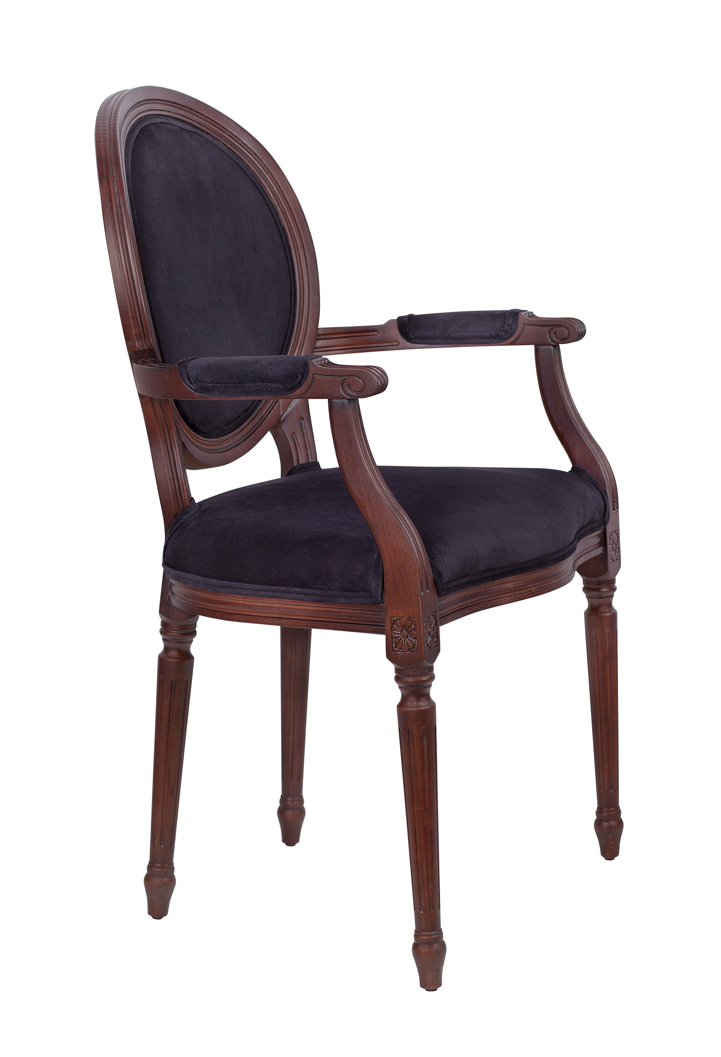 купить Мягкий стул с подлокотниками Delo Kora Arm Black в Москве купить Мягкий стул с подлокотниками Delo Kora Arm Black