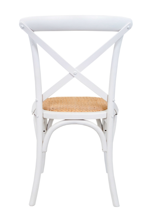 заказать Стул ретро Cross Back White