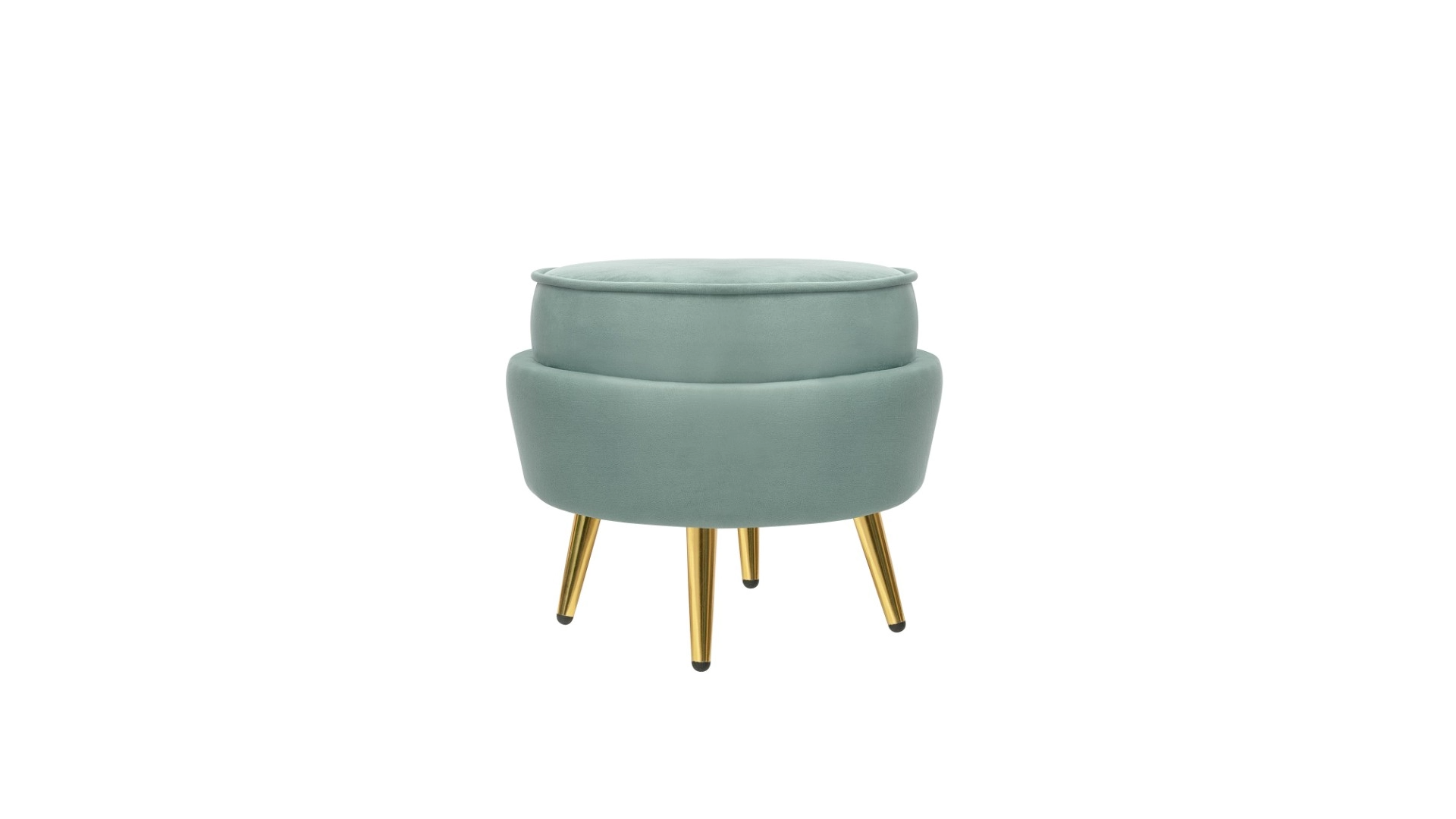 Кресло с пуфом ракушка Pearl Green в интернет-магазине